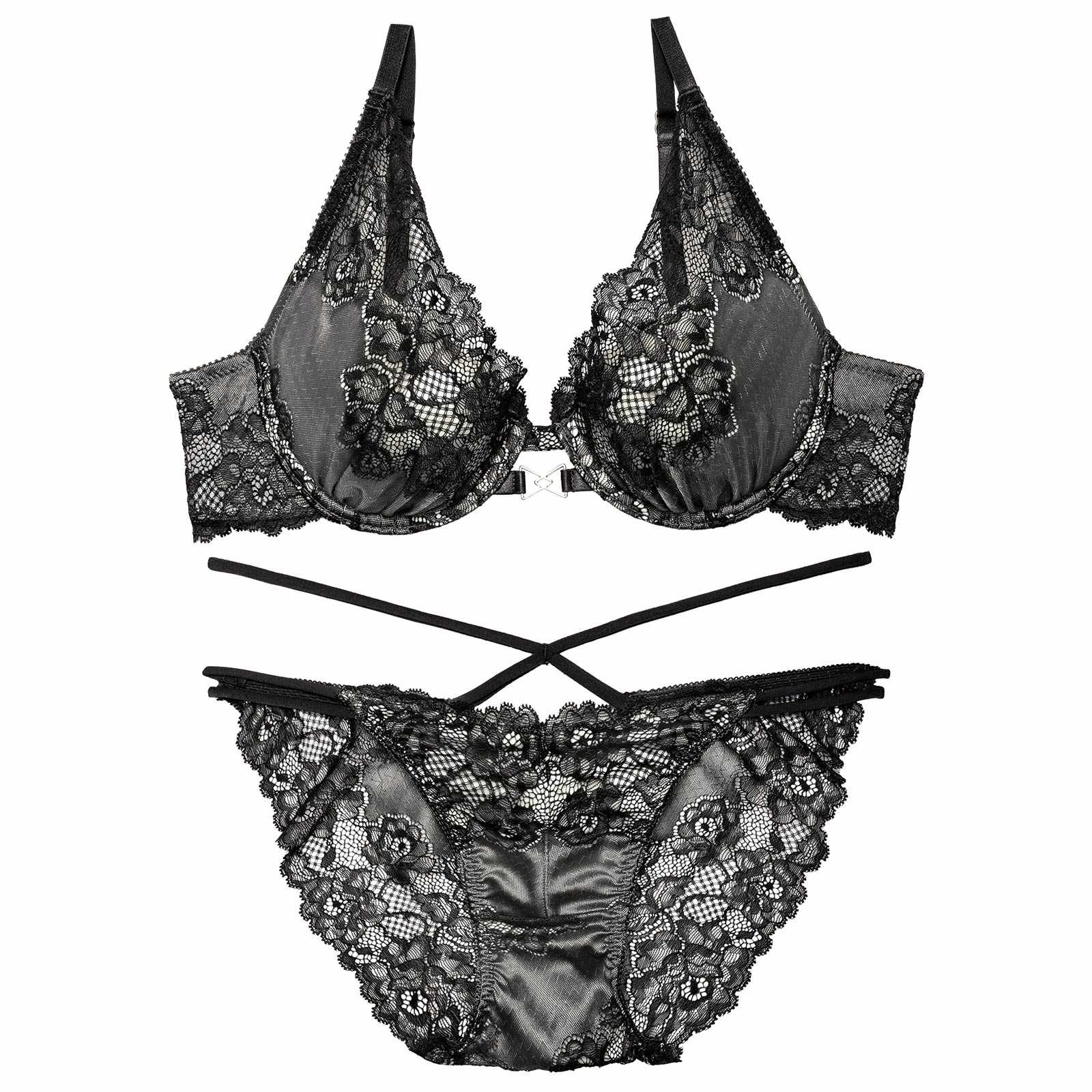 【永尾まりや着用】【Reinest】ダズリンシアーブルーミングブラジャー&バック透けフルバックショーツ