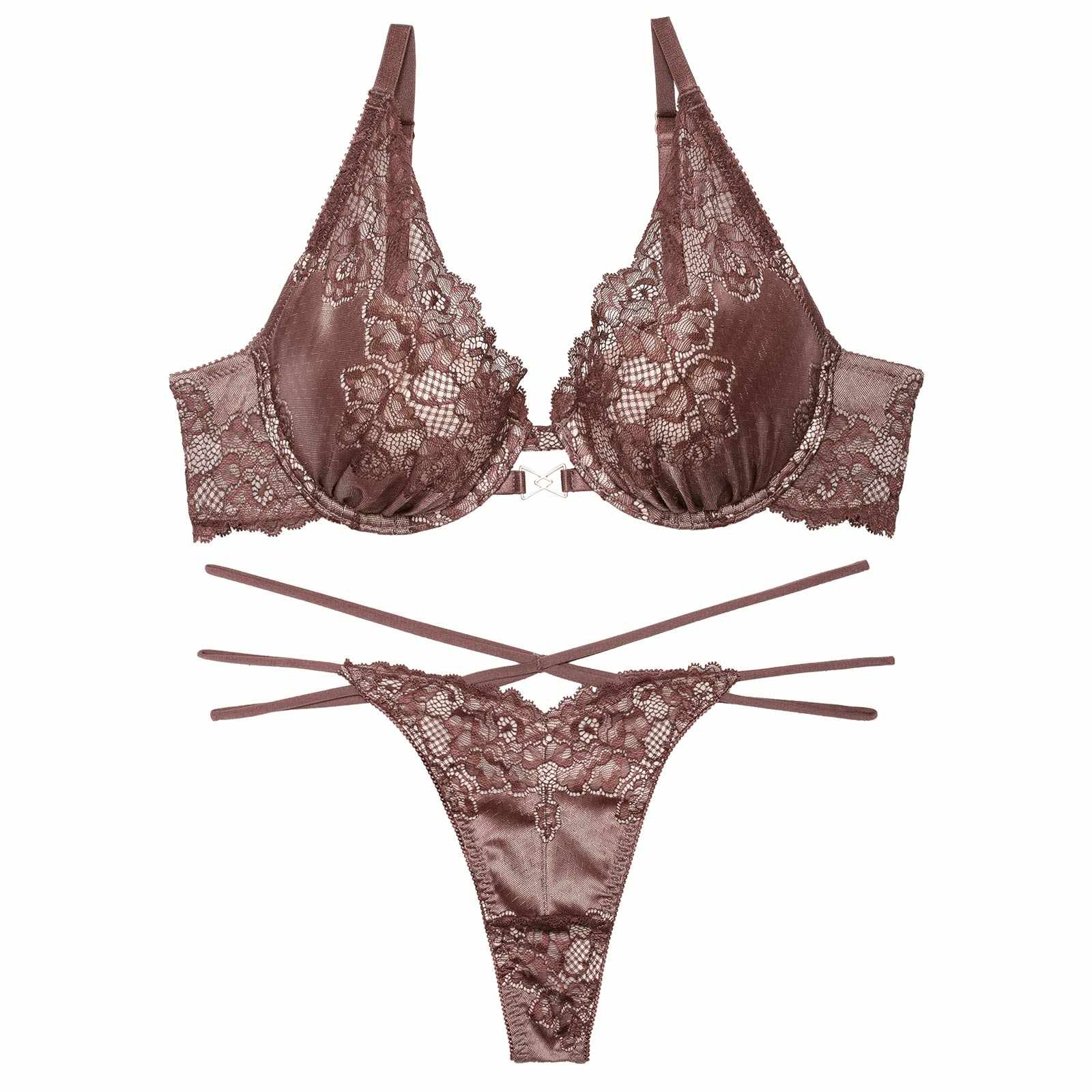 【永尾まりや着用】【Reinest】ダズリンシアーブルーミングブラジャー&バック透けTバックショーツ