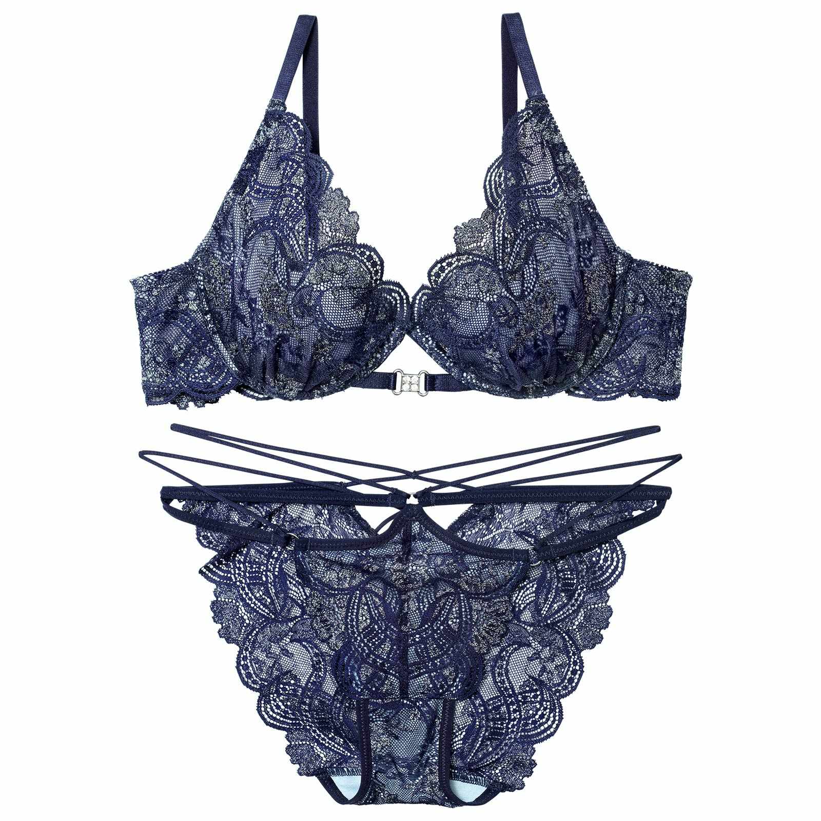 12/1新作!【永尾まりや着用】【Reinest】エレガントジュエルレースブラジャー&バック透けフルバックショーツ