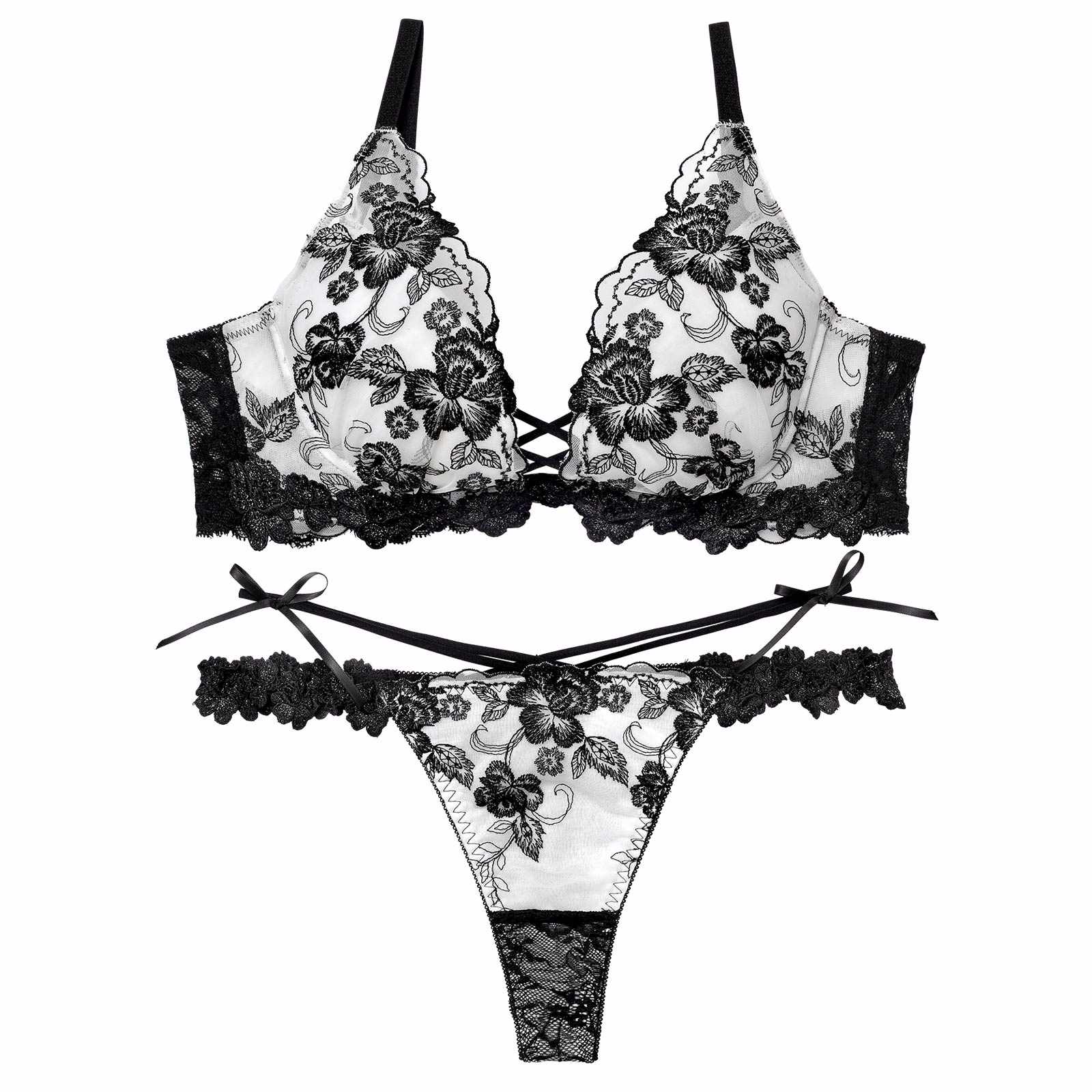 2/18新作!【永尾まりや着用】【Reinest】ラディアントブロッサムブラジャー&バック透けTバックショーツ