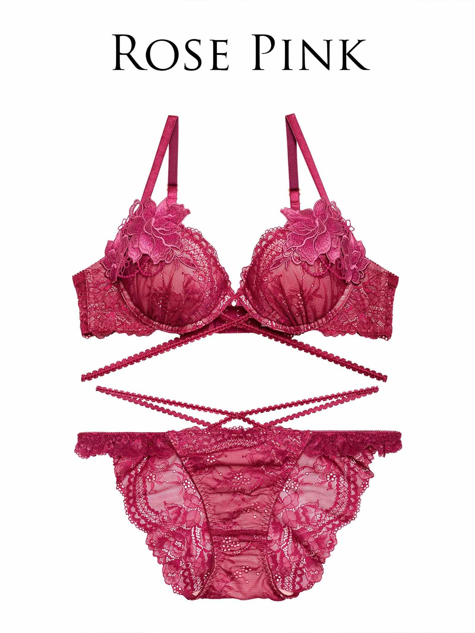 1/8再販!【永尾まりや着用】【Reinest】マジェスティックコードレースブラジャー&バック透けフルバックショーツ - 【公式】247Lingerie