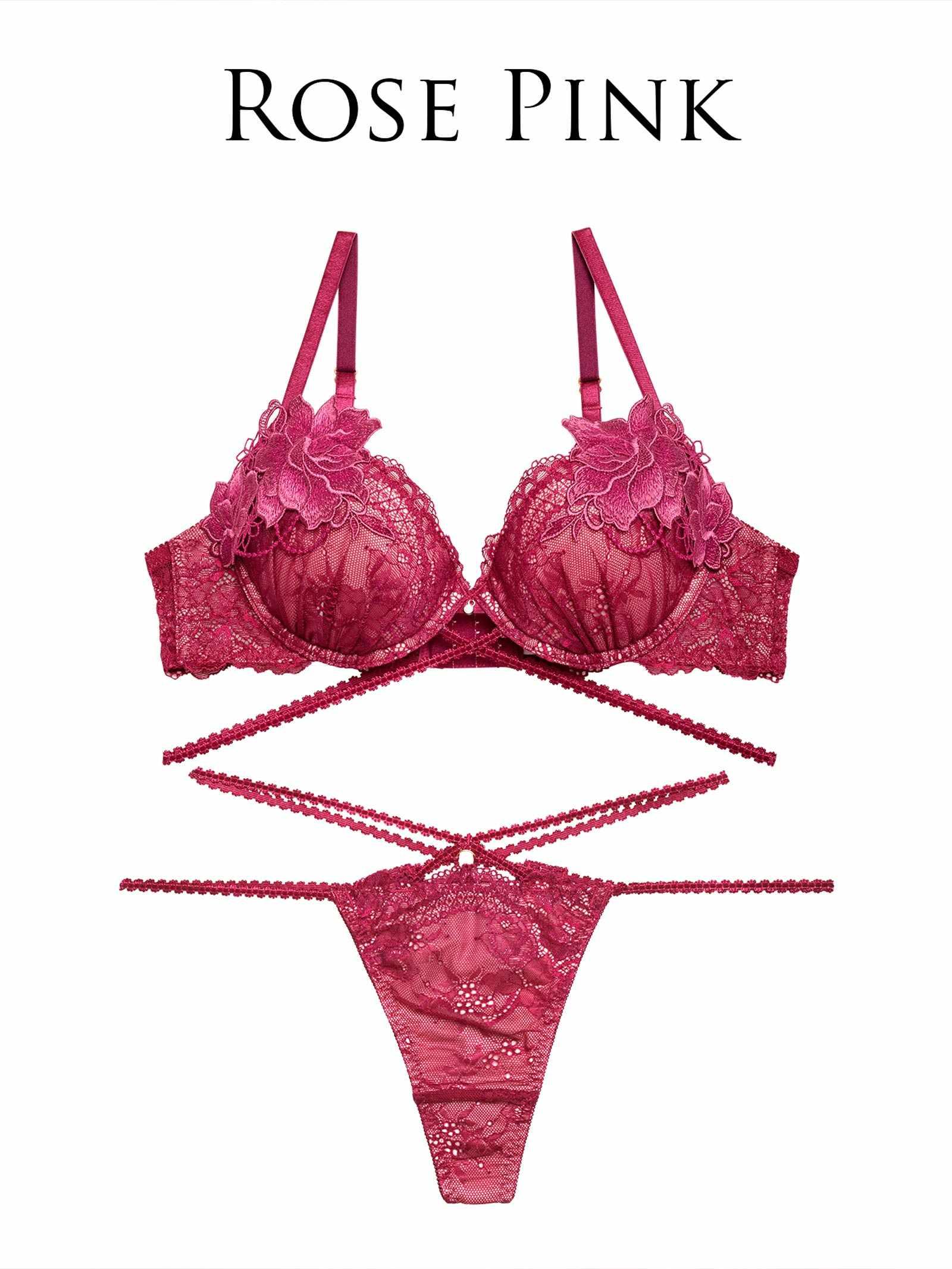 1/8再販!【永尾まりや着用】【Reinest】マジェスティックコードレースブラジャー&バック透けTバックショーツ - 【公式】247Lingerie