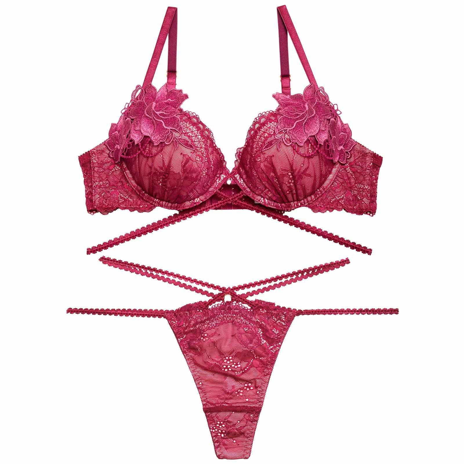 1/8再販!【永尾まりや着用】【Reinest】マジェスティックコードレースブラジャー&バック透けTバックショーツ - 【公式】247Lingerie