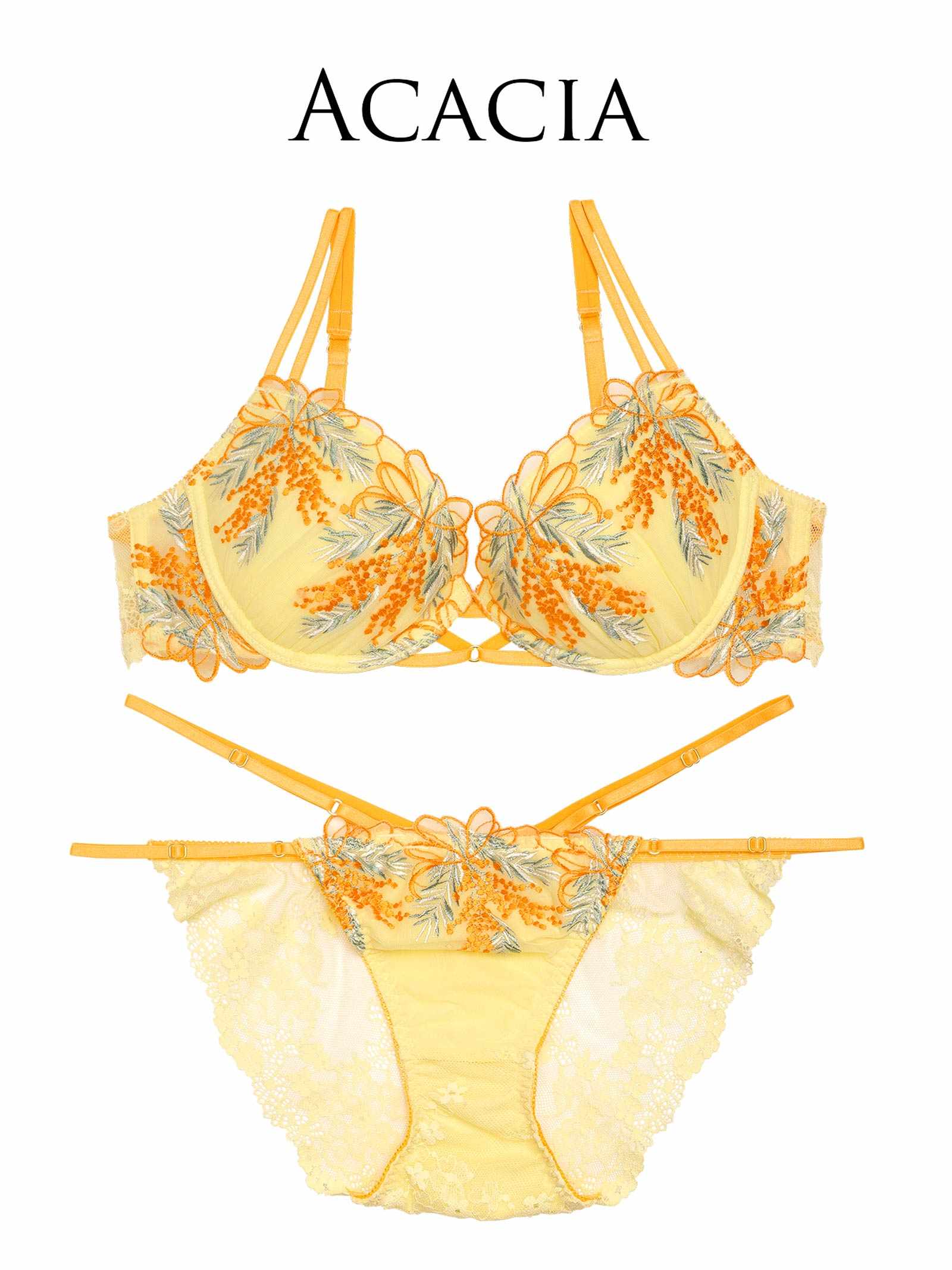 2/5新作!【永尾まりや着用】【Reinest】ノスタルジックフルールブーケブラジャー&バック透けフルバックショーツ