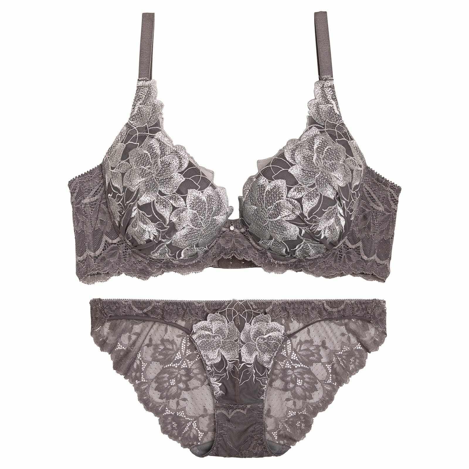 2/10再販!【Reinest】グラマラスピオニーカットストリング育乳脇高★魔法のブラジャー&バック透けフルバックショーツ