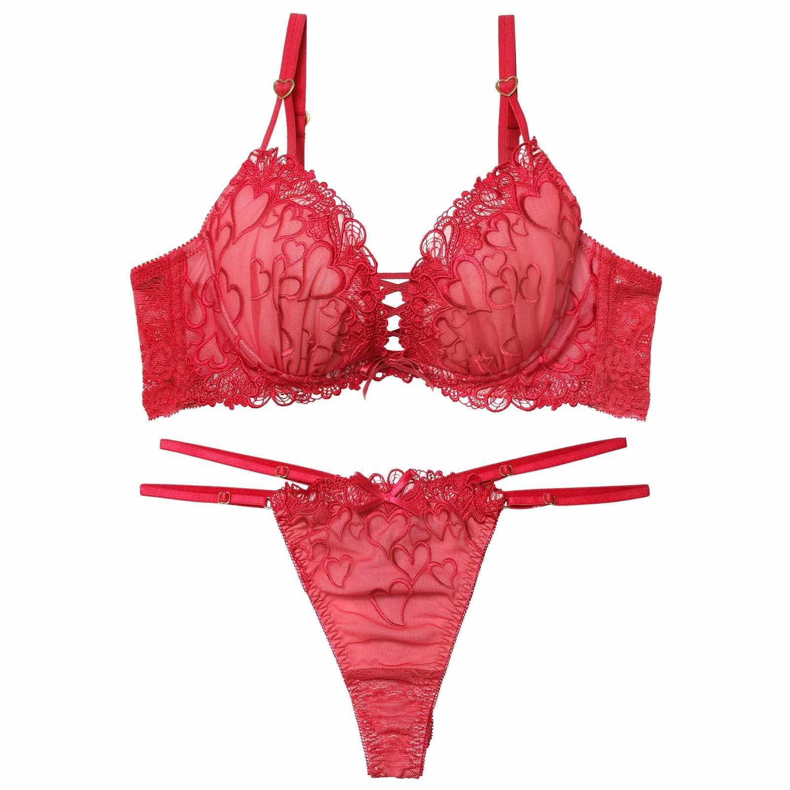 1/14新作!【永尾まりや着用】【Reinest】スピンドルクイーンハートブラジャー&バック透けTバックショーツ - 【公式】247Lingerie