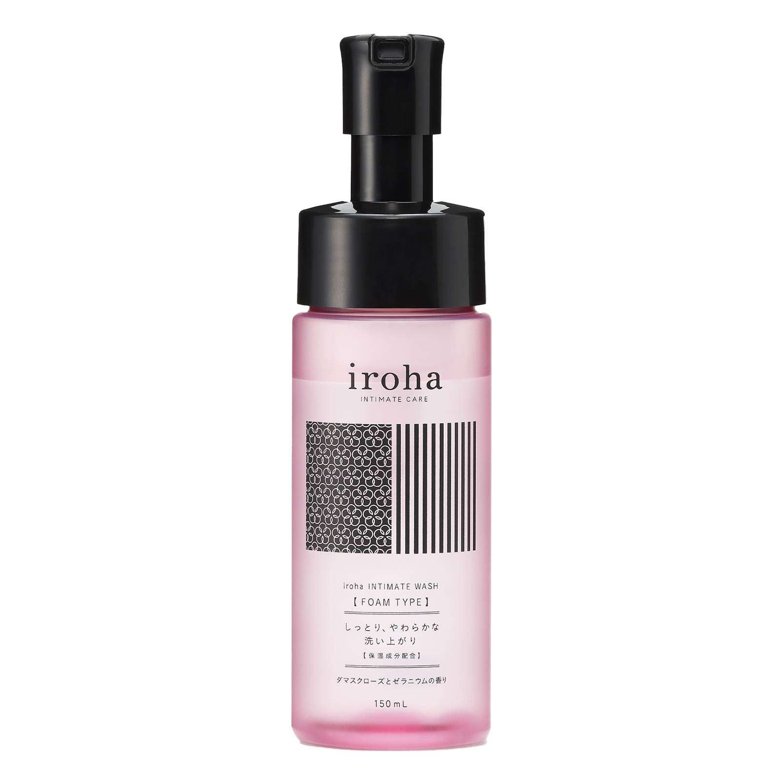 11/20再販!iroha INTIMATE WASH 【FOAM TYPE】ダマスクローズとゼラニウムの香り