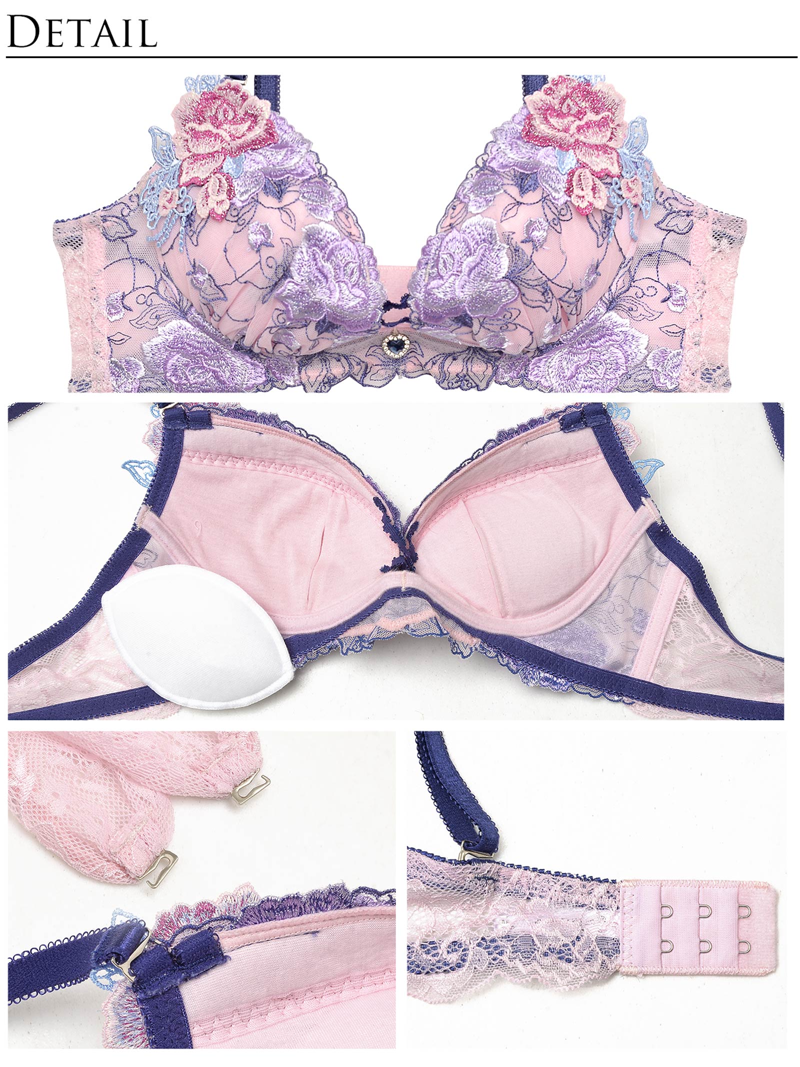 3/6新作!【明日花キララプロデュース/WhipBunny】 シャイニーグロスローズブラ&Tバック/ピンク