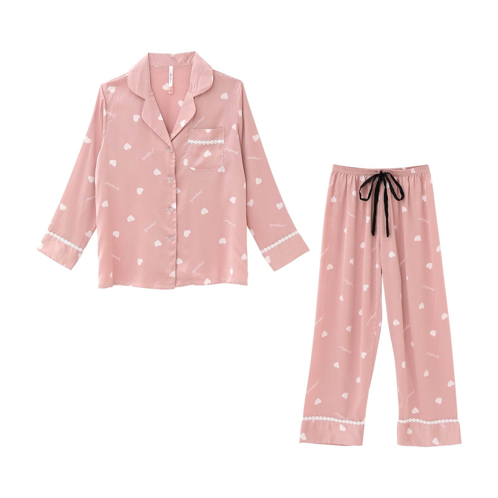【明日花キララプロデュース/WhipBunny】Silky Heart Satin Pajamas シルキーハートサテンパジャマ