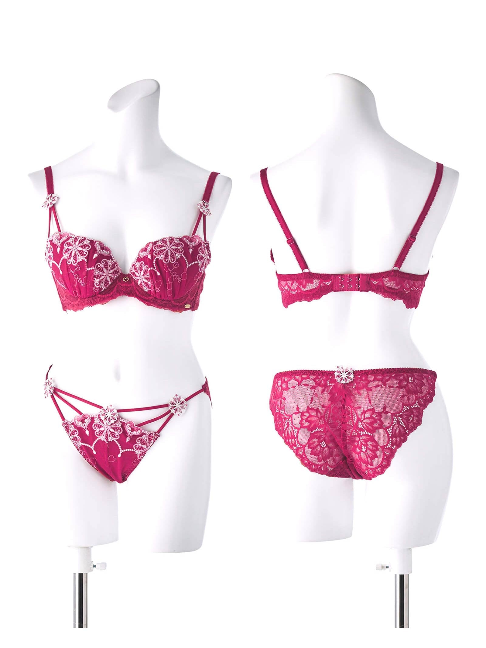 【Rちゃんプロデュース/LEMURA】Glow Heart Lingerie -フルバックセット-