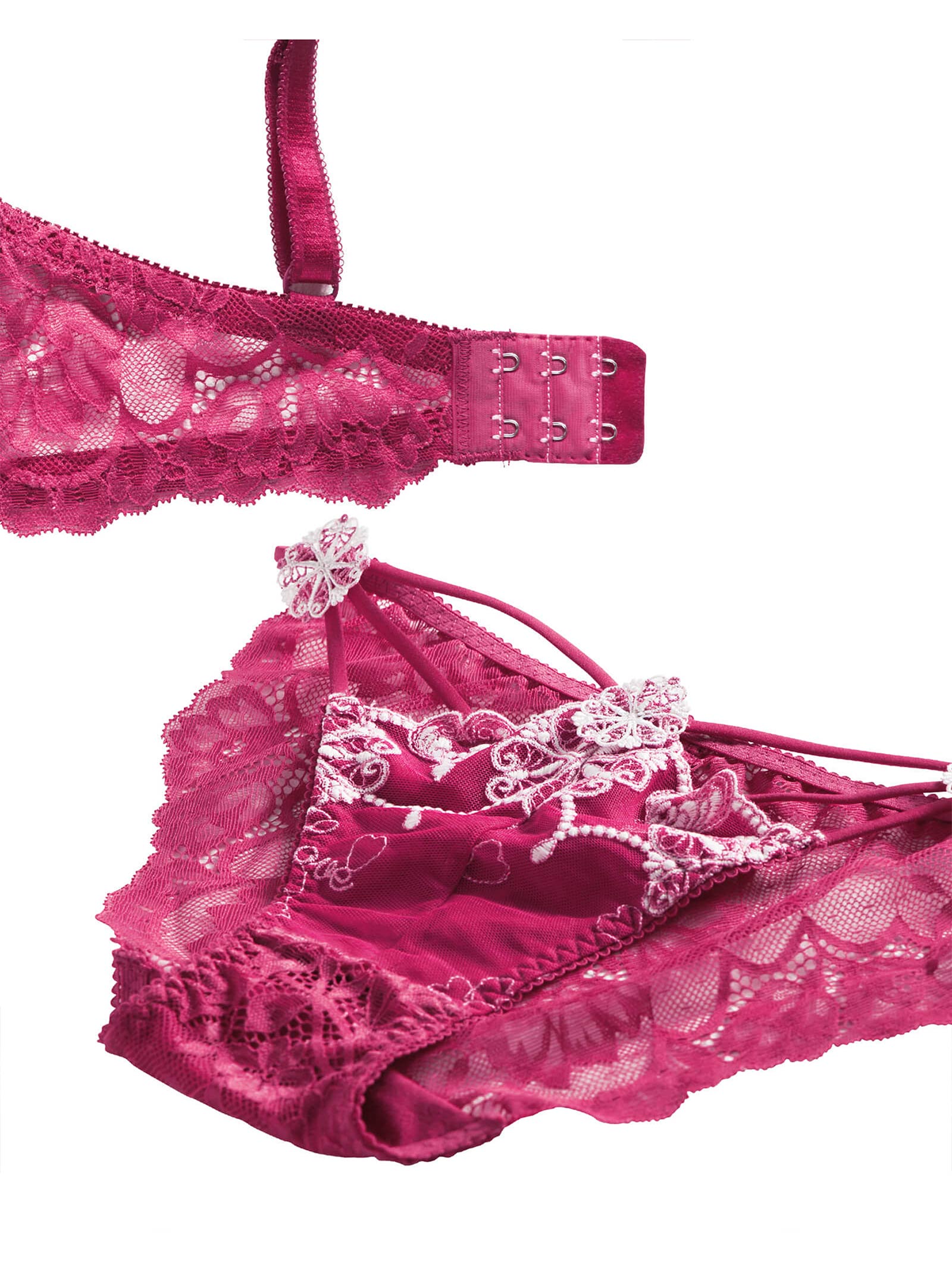 【Rちゃんプロデュース/LEMURA】Glow Heart Lingerie -フルバックセット-