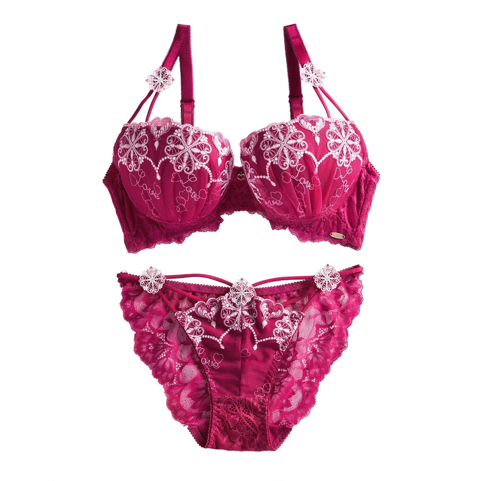 【Rちゃんプロデュース/LEMURA】Glow Heart Lingerie -フルバックセット-