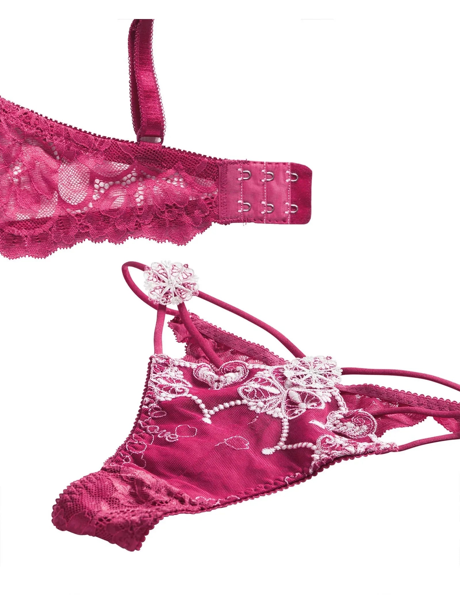 【LEMURA】Glow Heart Lingerie -Tバックセット- - 【公式】247Lingerie