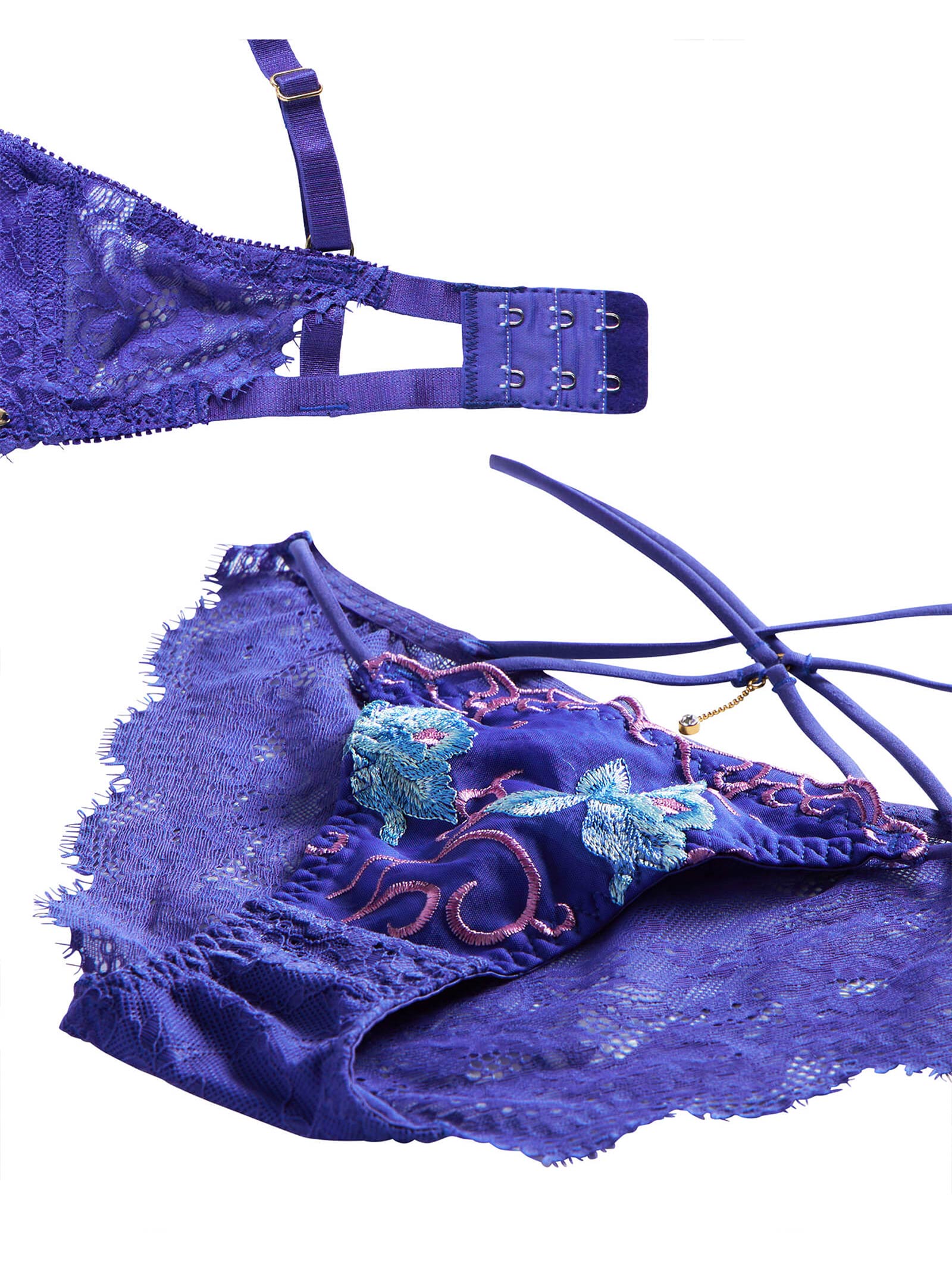 【Rちゃんプロデュース/LEMURA】IRIS Lingerie -フルバックセット-