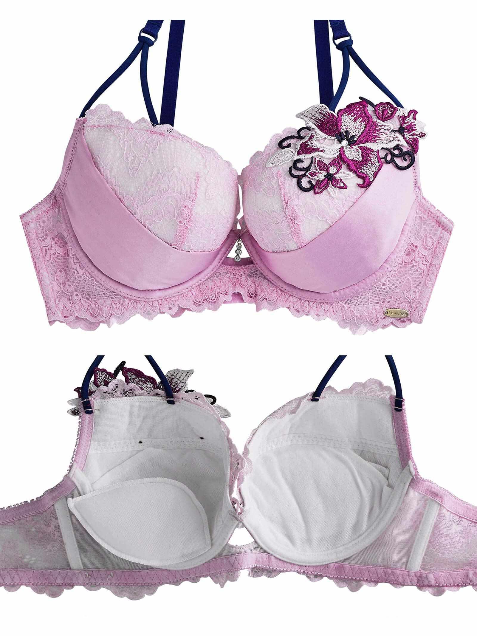 【LEMURA】Chemical Motif Satin Lingerie-フルバックセット- - 【公式】247Lingerie
