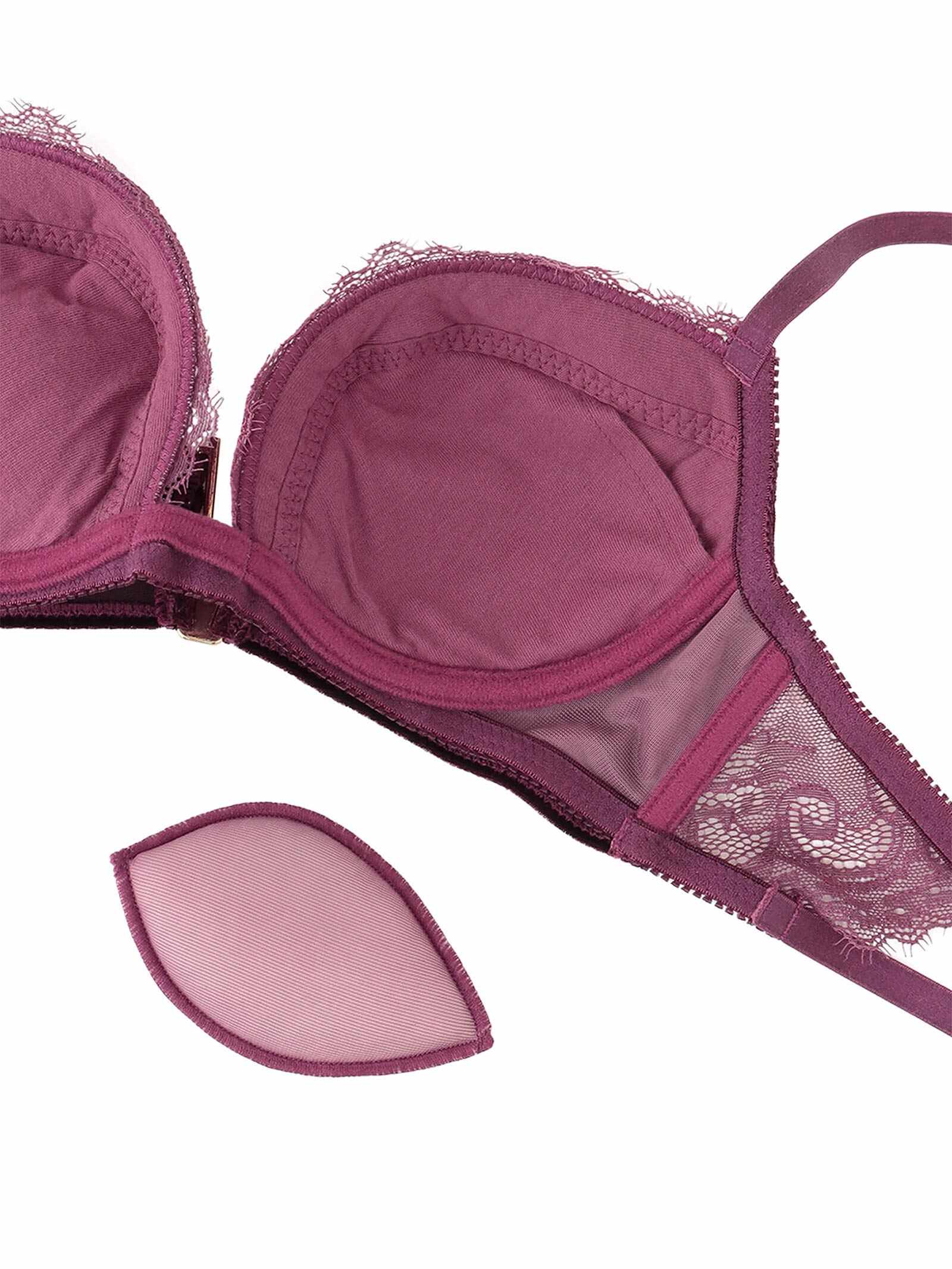 2/8新作!【Rちゃんプロデュース/LEMURA】Velvet&Lace Lingerie -フルバックセット-