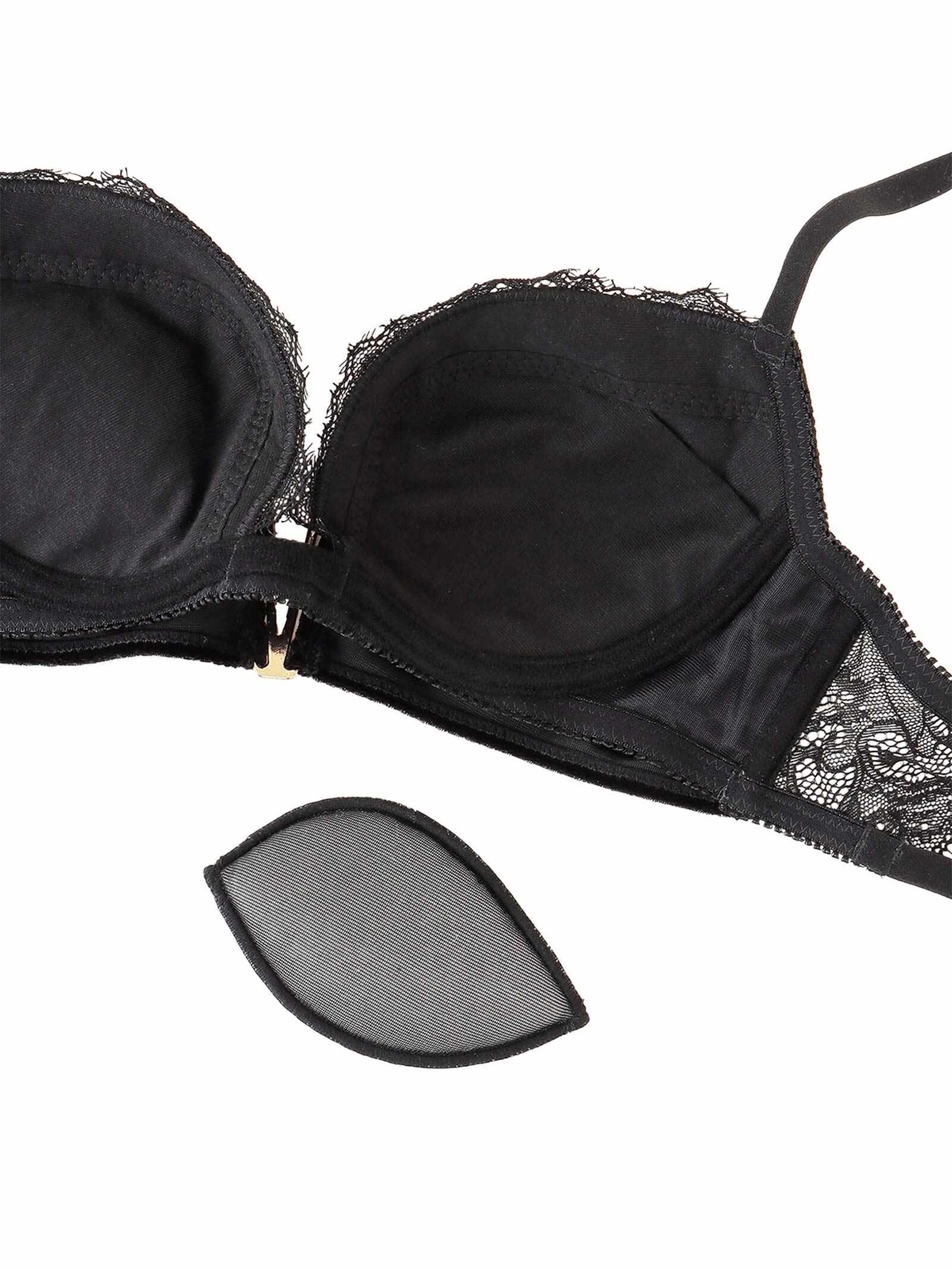 2/8新作!【Rちゃんプロデュース/LEMURA】Velvet&Lace Lingerie -Tバックセット-