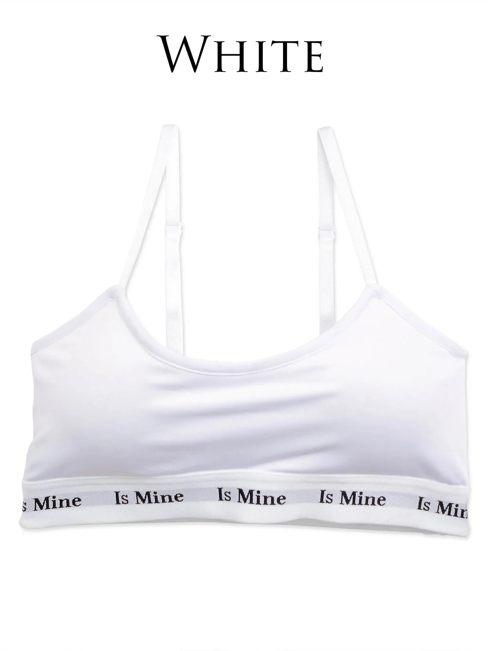 【IsMine】Casual tape Brassiere / White - 【公式】247Lingerie