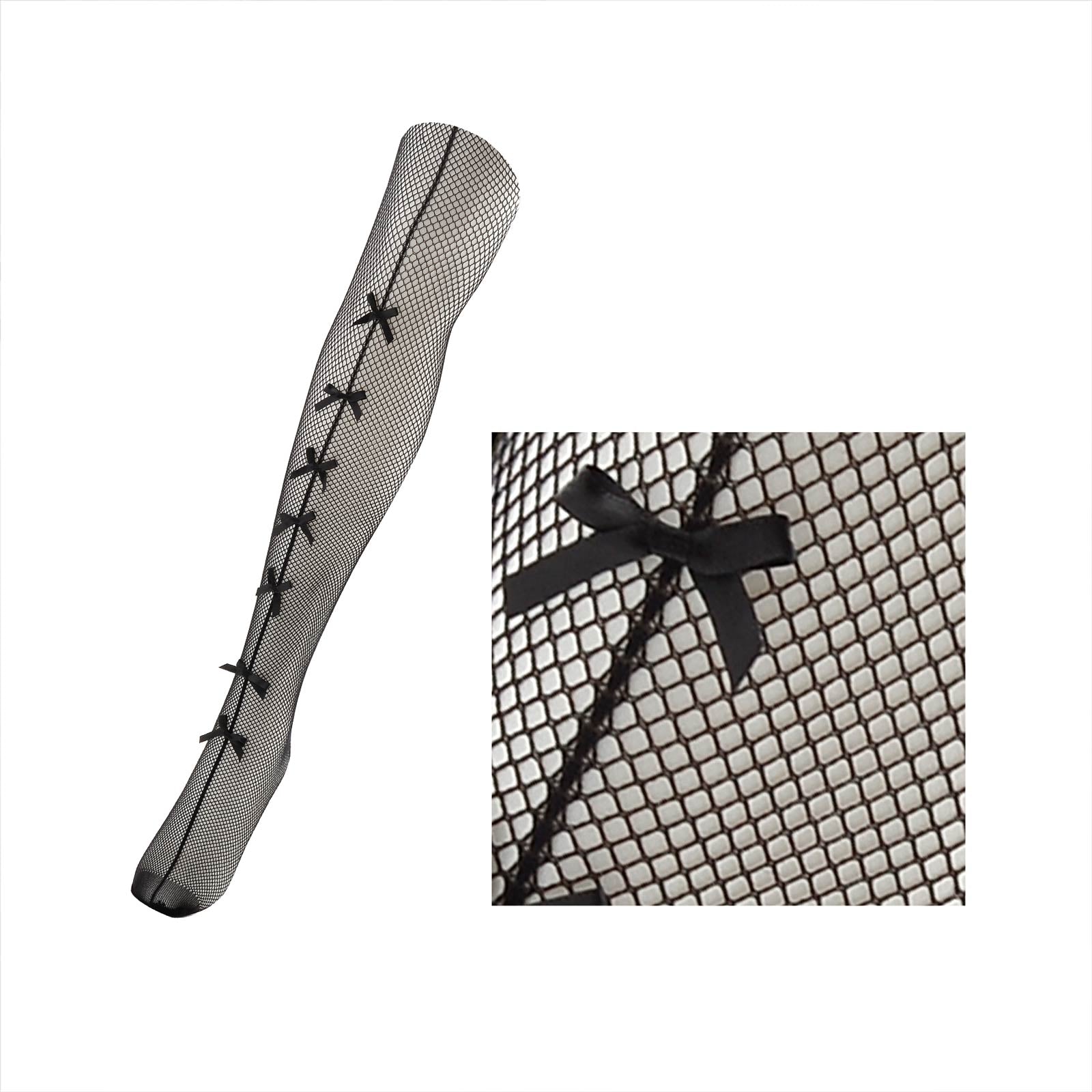 シアーレッグリボンストッキング