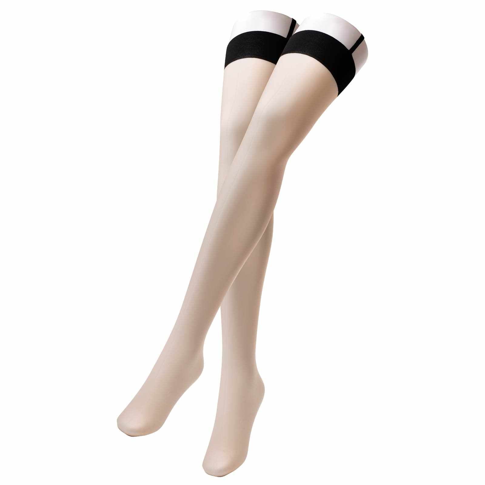 12/6再販!シンプルガーターストッキング