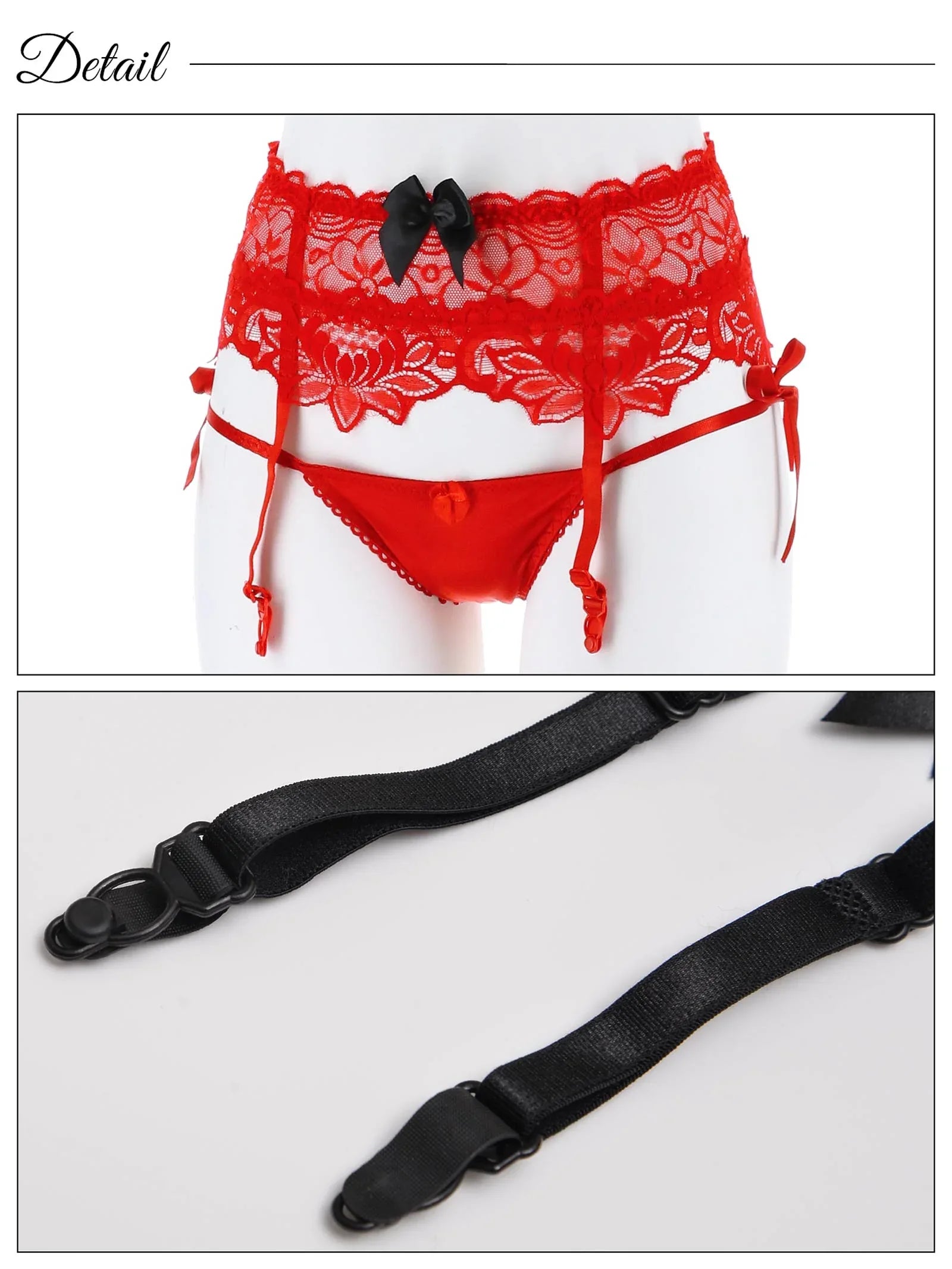 2/5再販!ボタニカルフラワーレースガーターセット - 【公式】247Lingerie