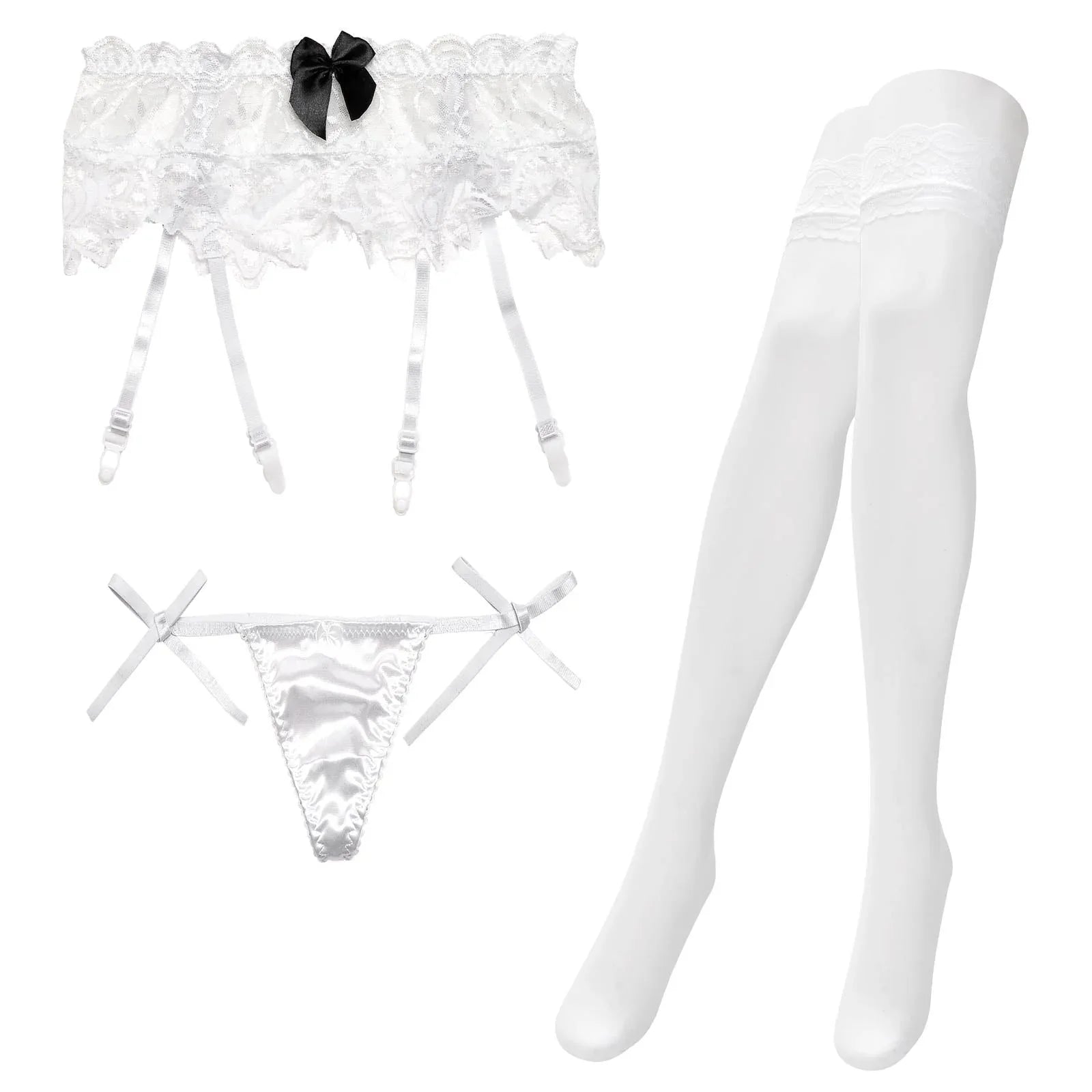 2/5再販!ボタニカルフラワーレースガーターセット - 【公式】247Lingerie