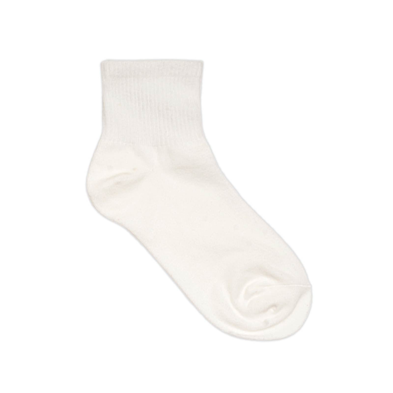 ワンカラーリブショートソックス