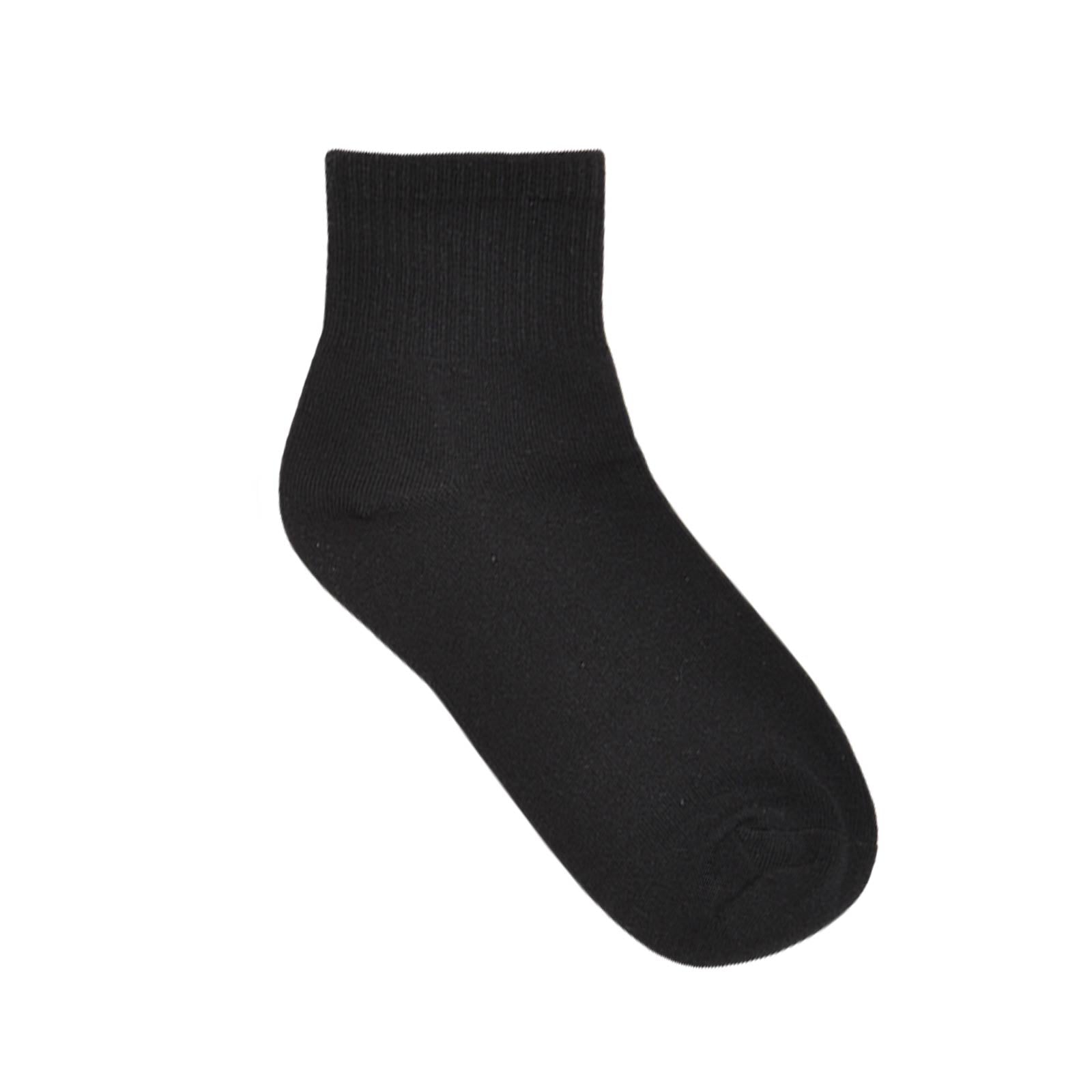 ワンカラーリブショートソックス