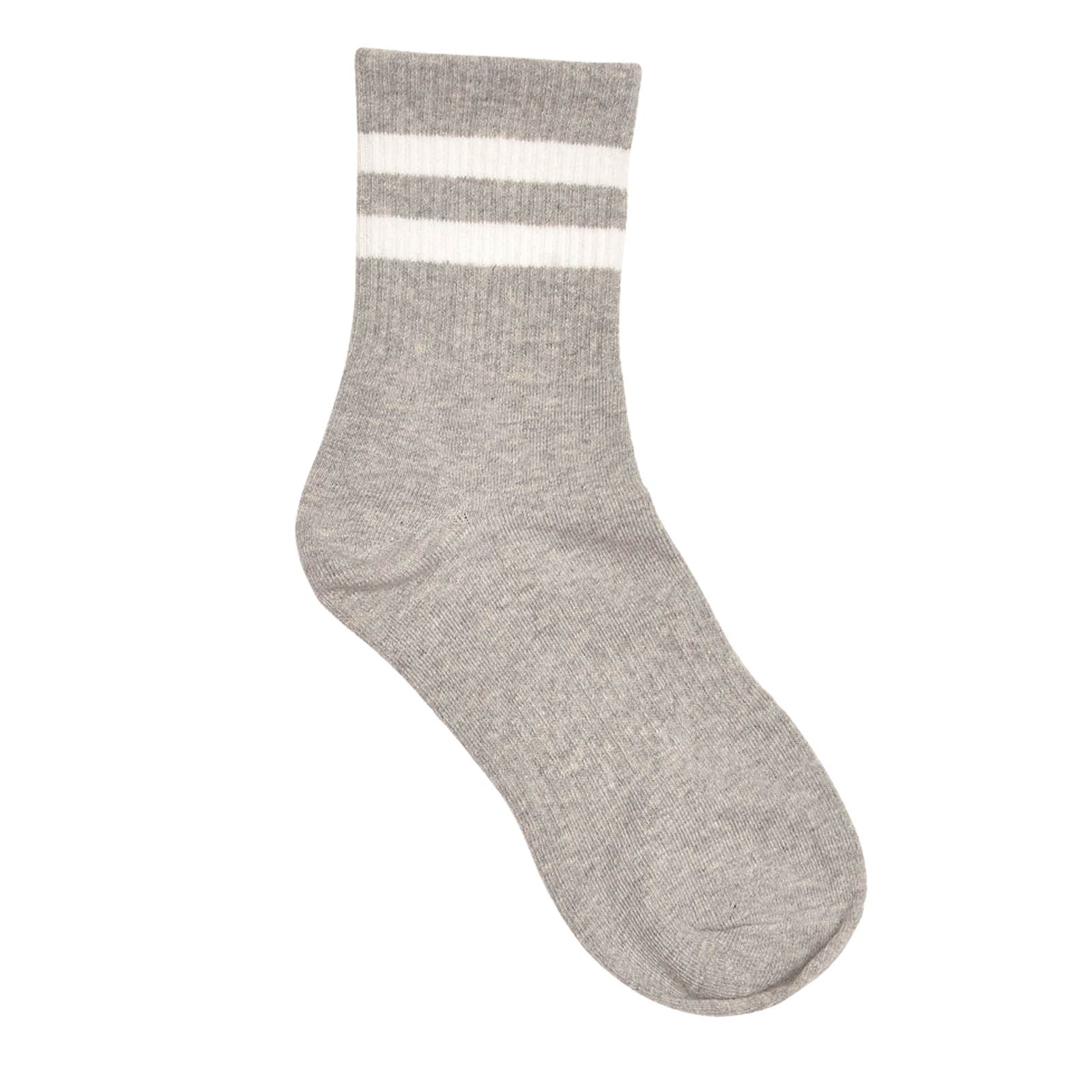 ダブルラインクルーソックス