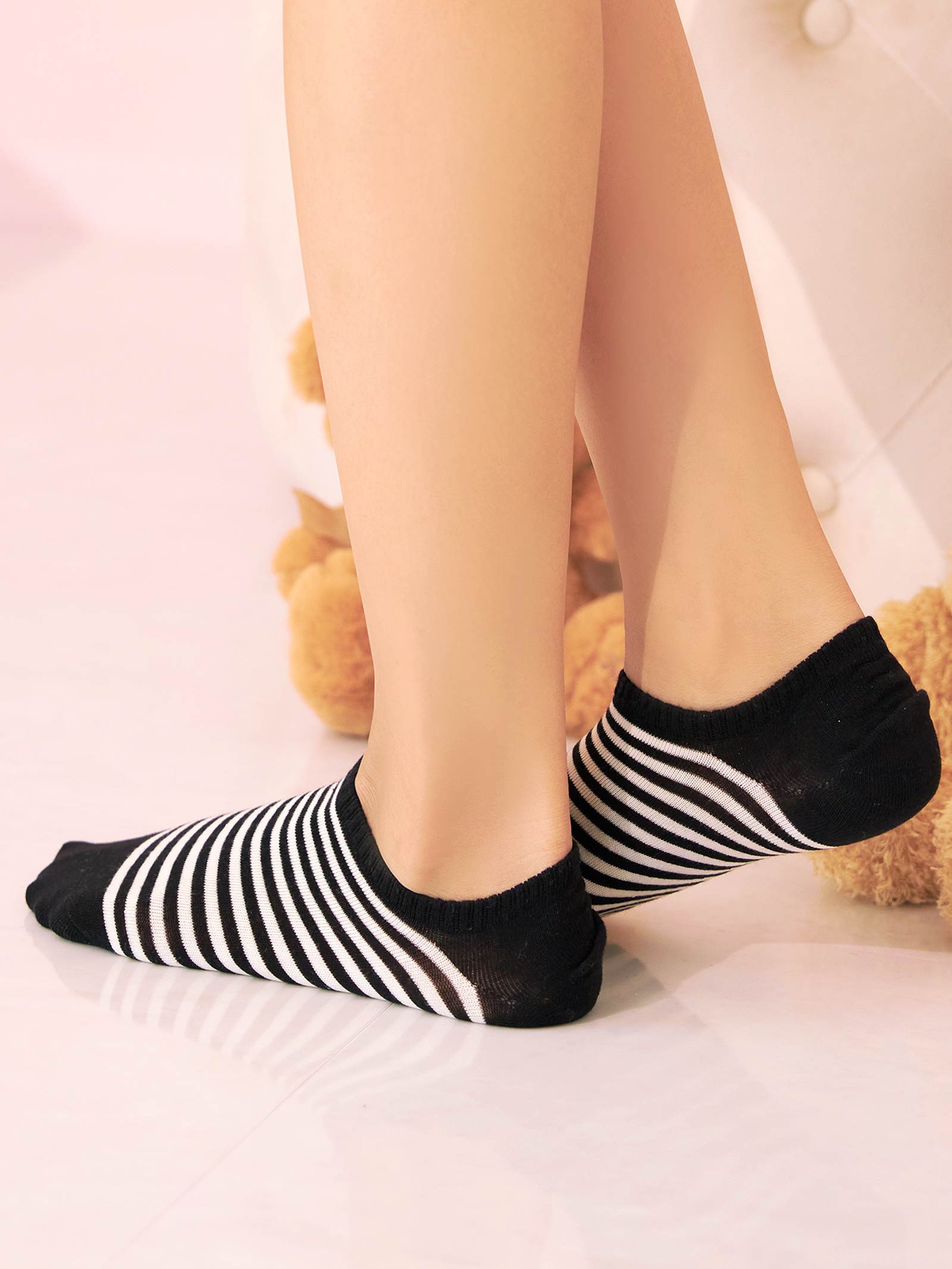 11/17新作!ボーダースニーカーソックス