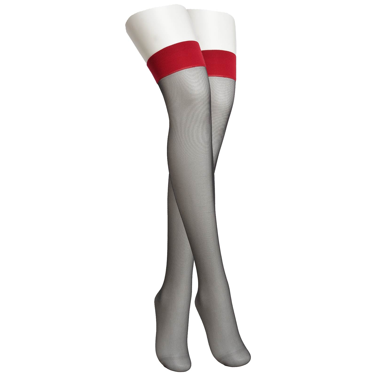 12/16再販!シンプルワンカラーシアーニーハイストッキング