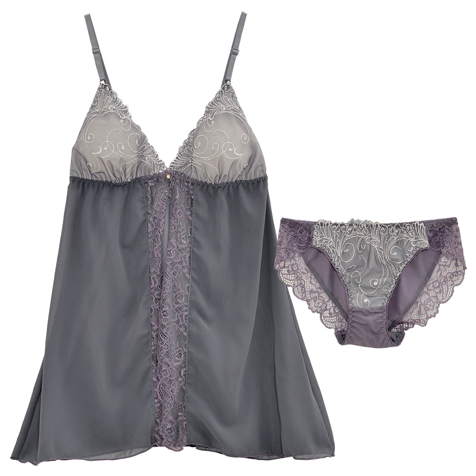 ロイヤルレースレイヤードベビードール