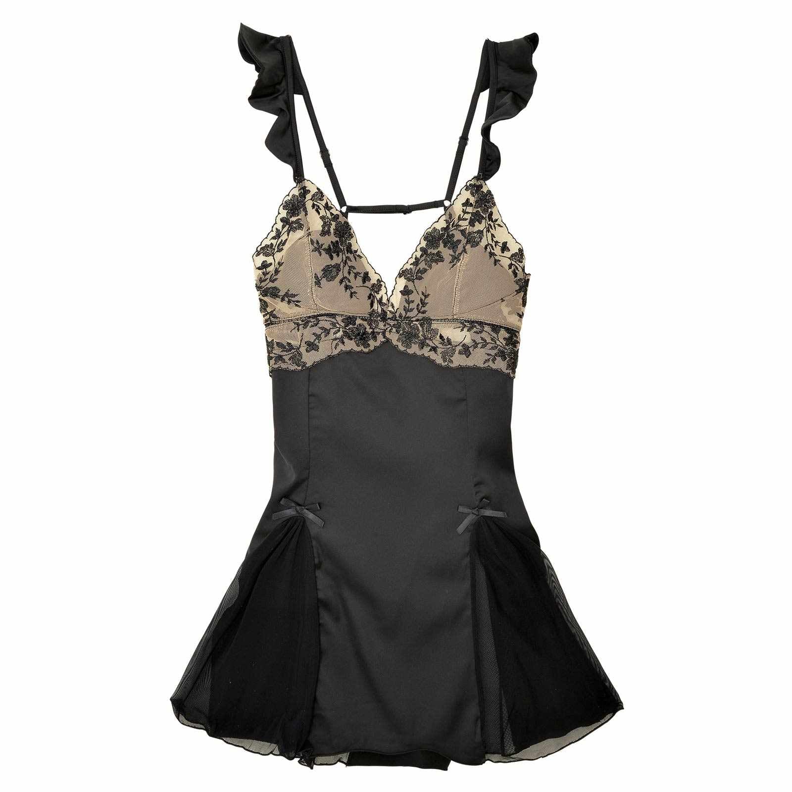 11/11再販!クラシカルシアーフラワーベビードール