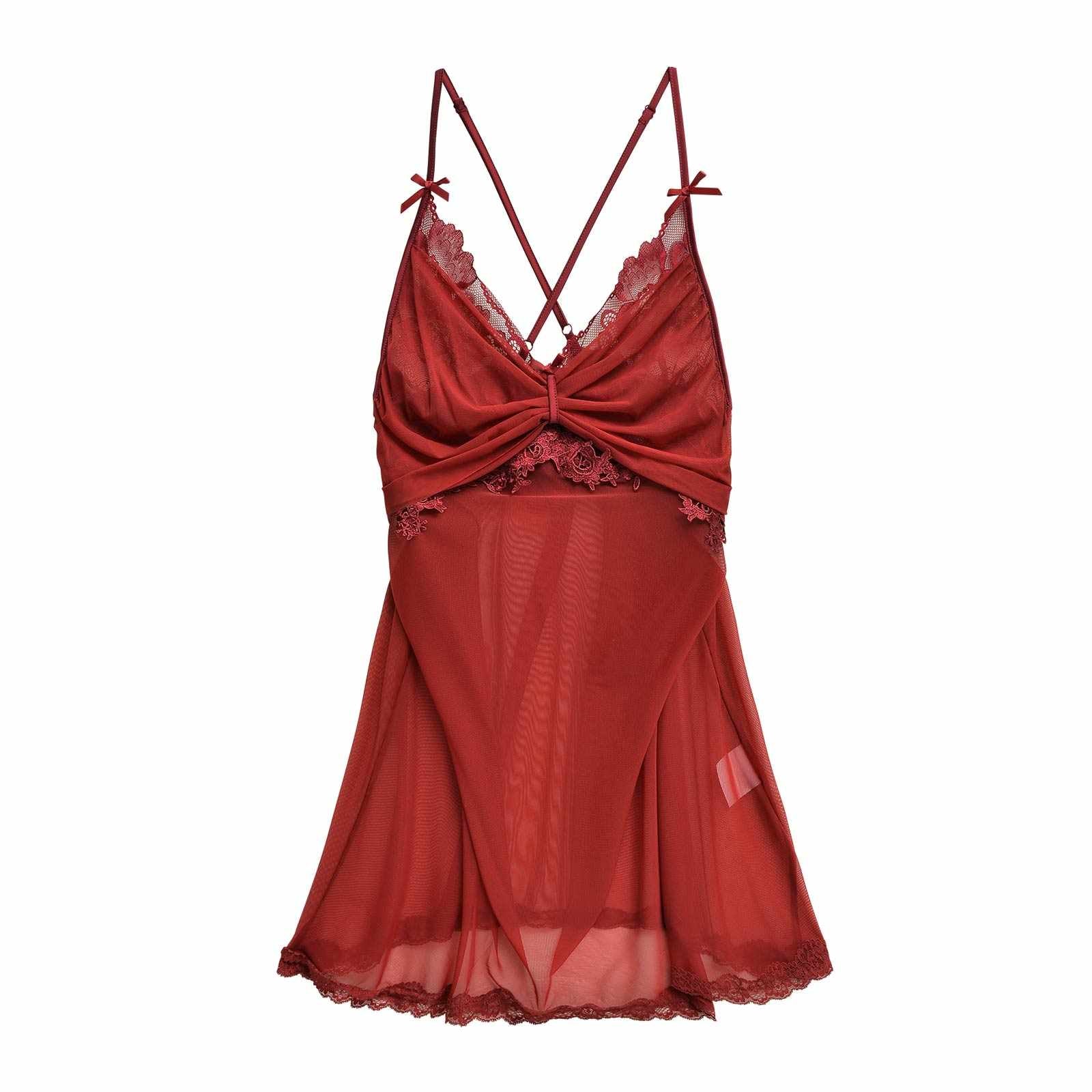 11/5再販!シアーセンシュアルレースベビードール