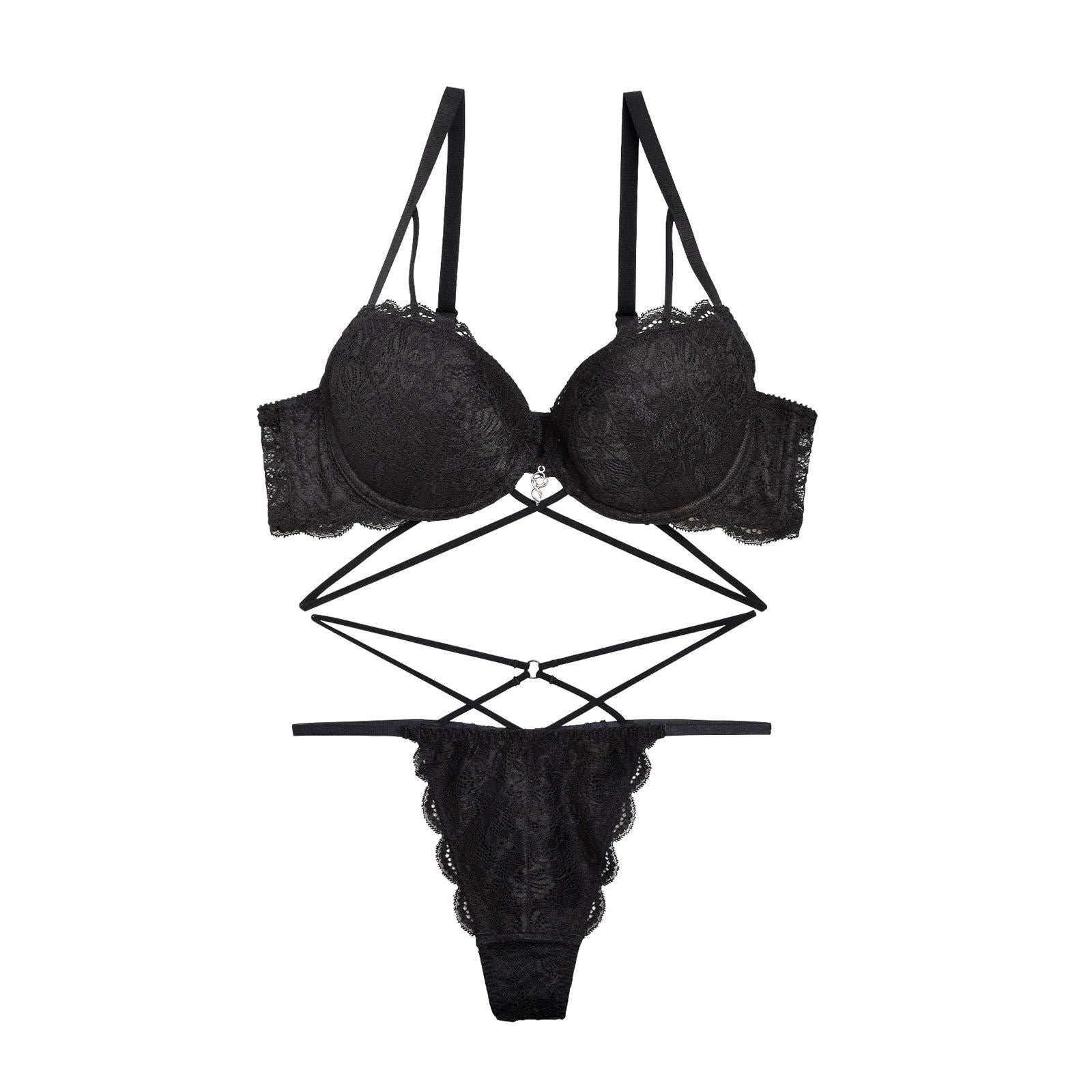 【明日花キララプロデュース/WhipBunny】Lacy String Bra&T-back レーシィストリングブラ&Tバック