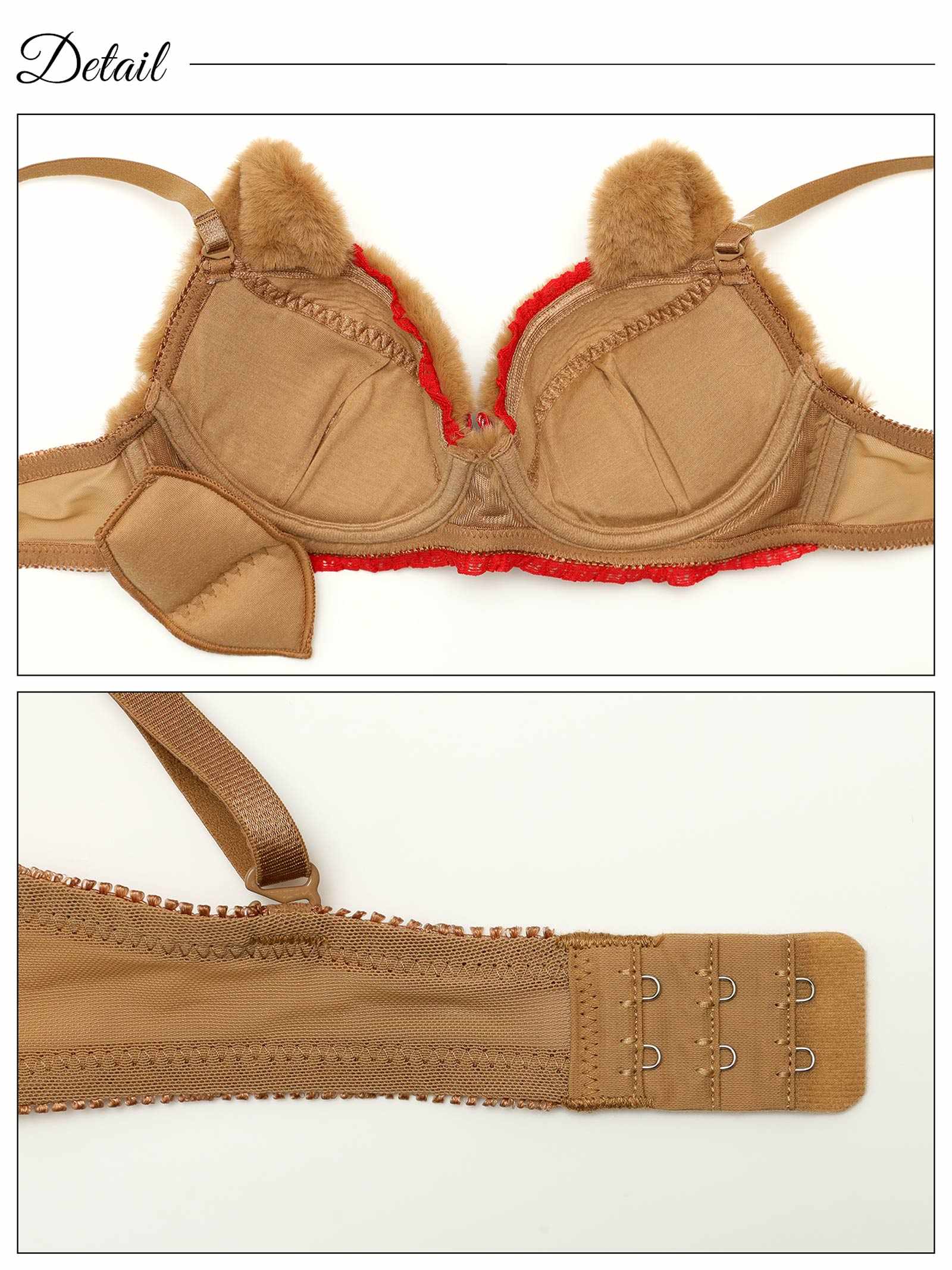 11/27新作!ラブリーテディベアブラジャー&フルバックショーツ