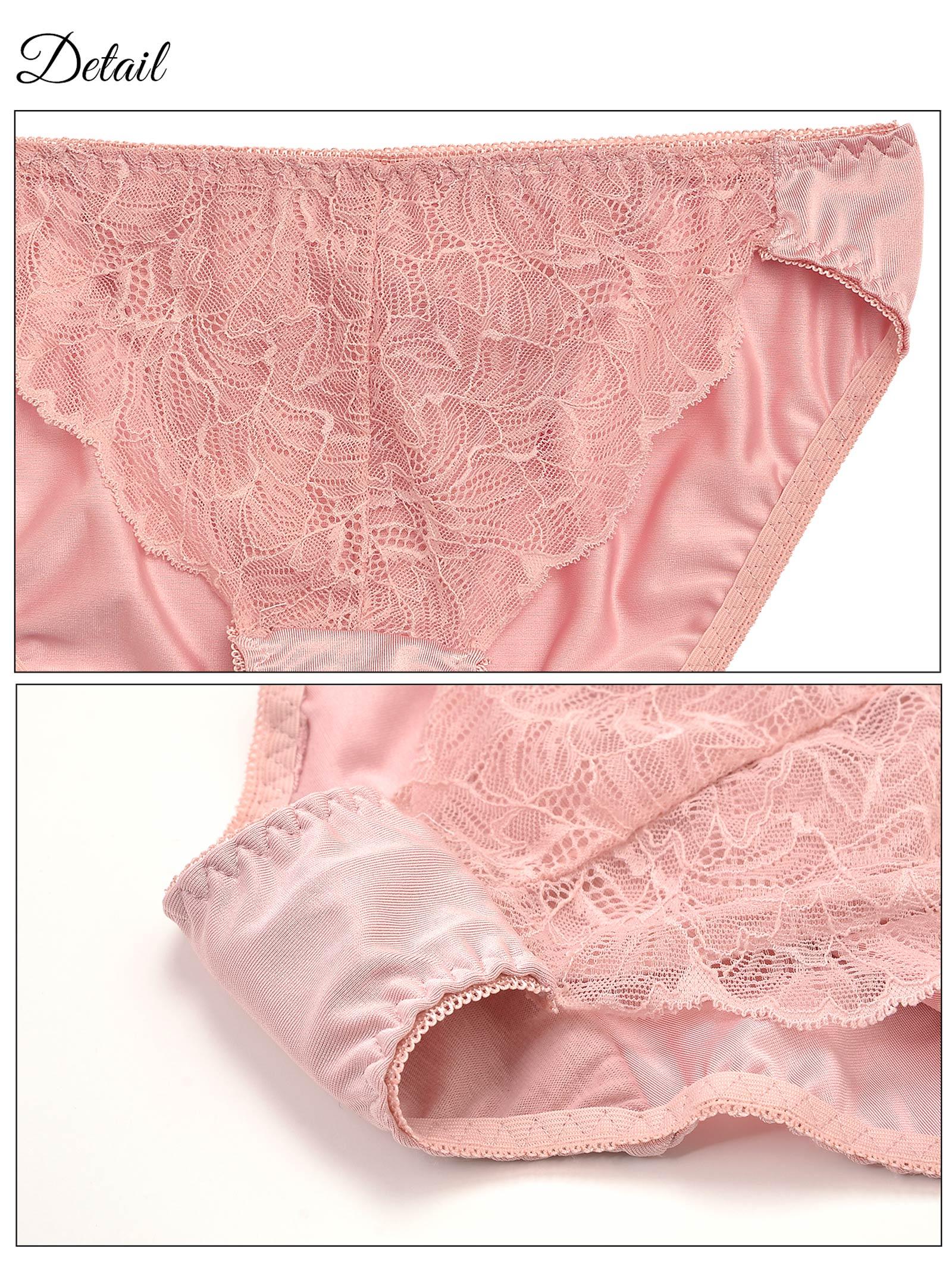 ナチュラルレースブラジャー&フルバックショーツ - 【公式】247Lingerie