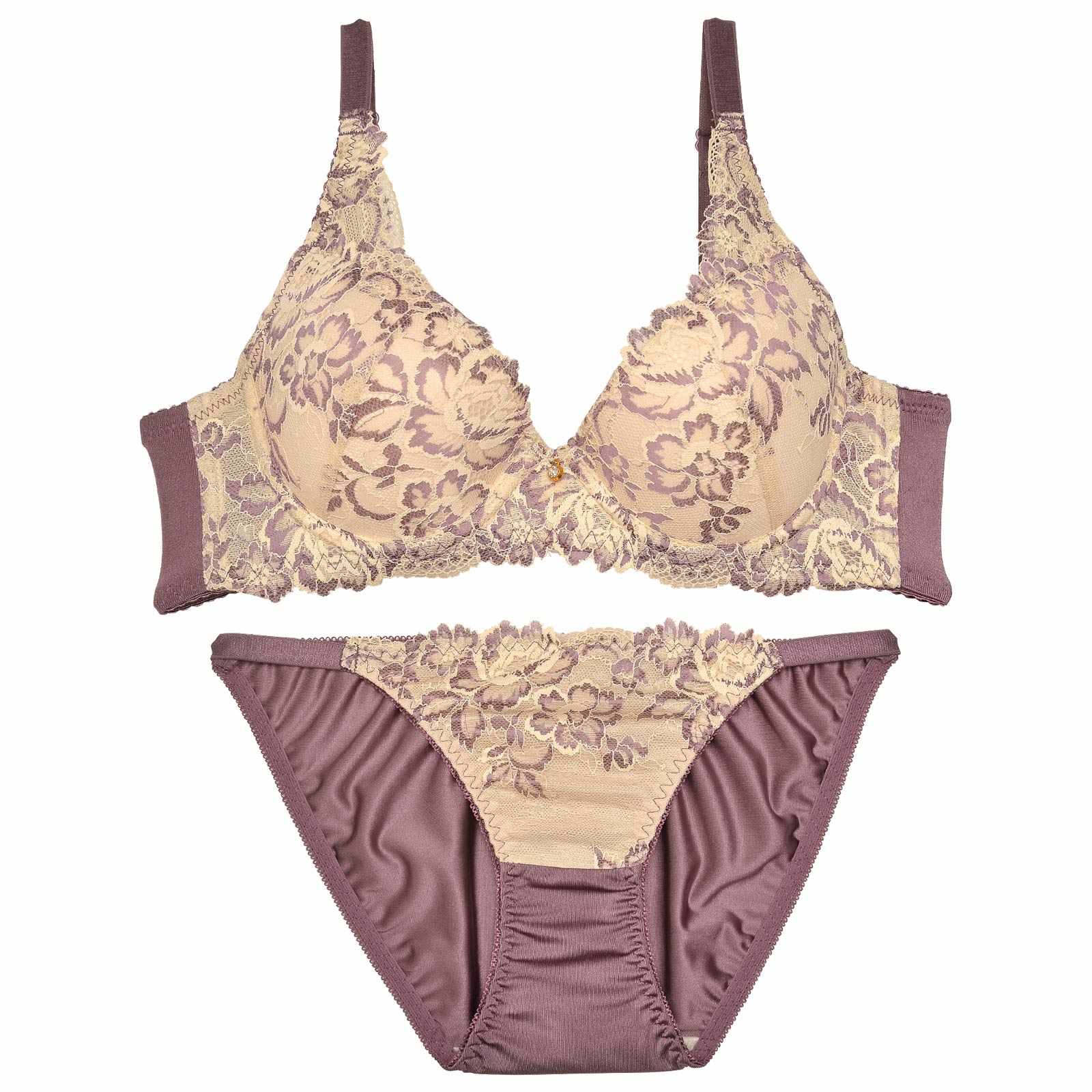 ジーニアルダスティフラワーブラジャー&フルバックショーツ