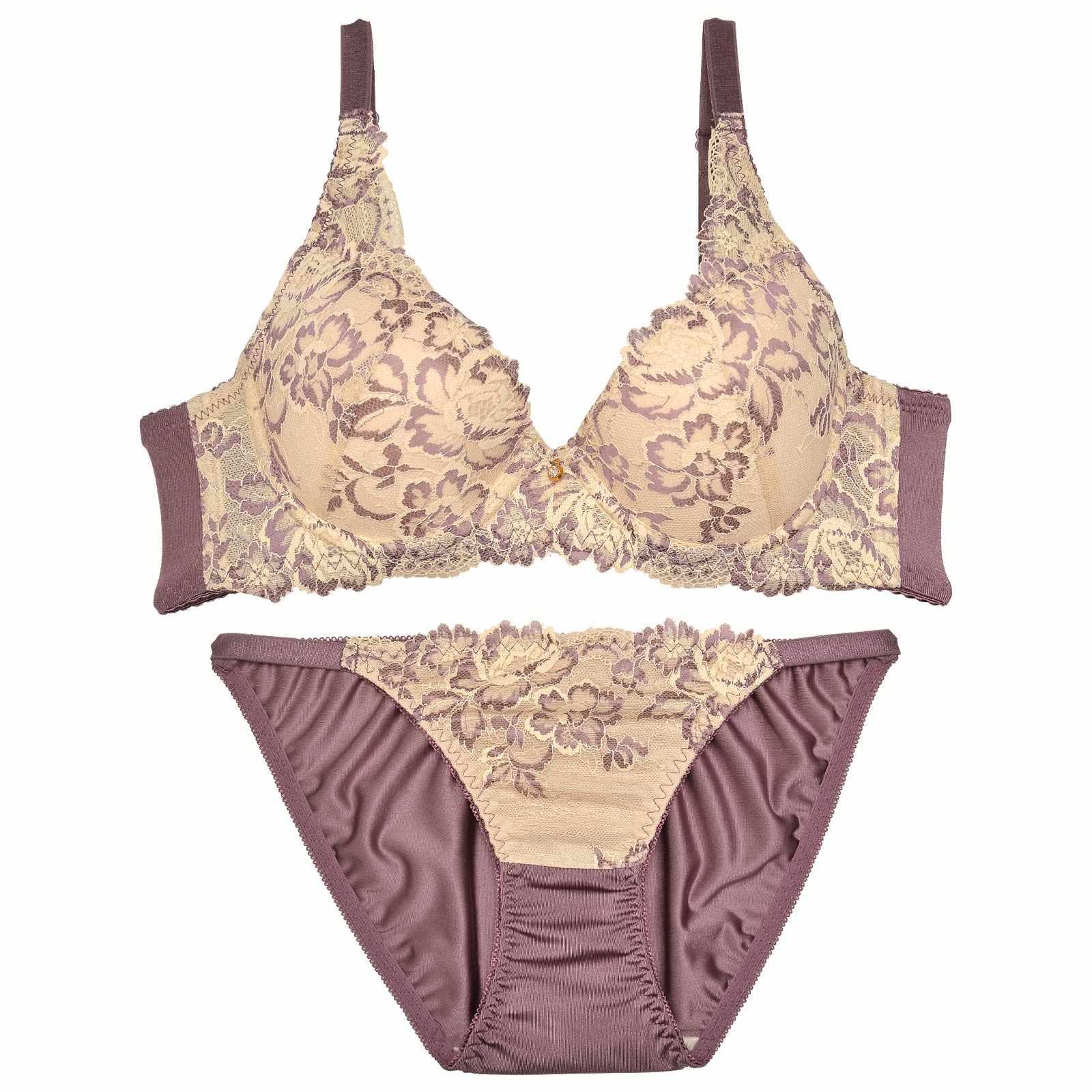 ジーニアルダスティフラワーブラジャー&フルバックショーツ - 【公式】247Lingerie