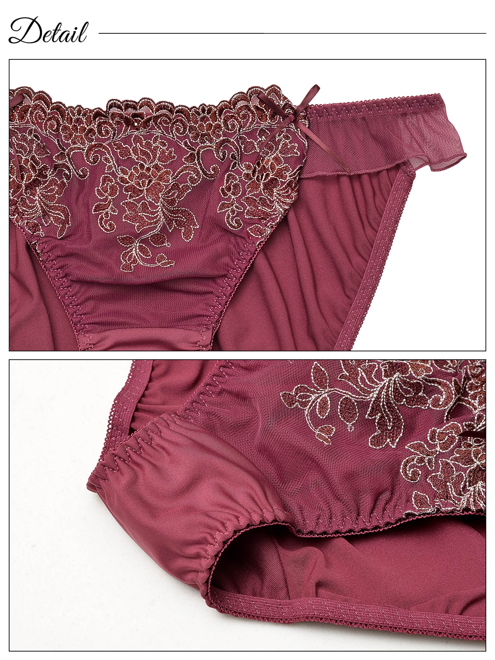12/6新作!ロイヤルローズガーデンブラジャー&フルバックショーツ