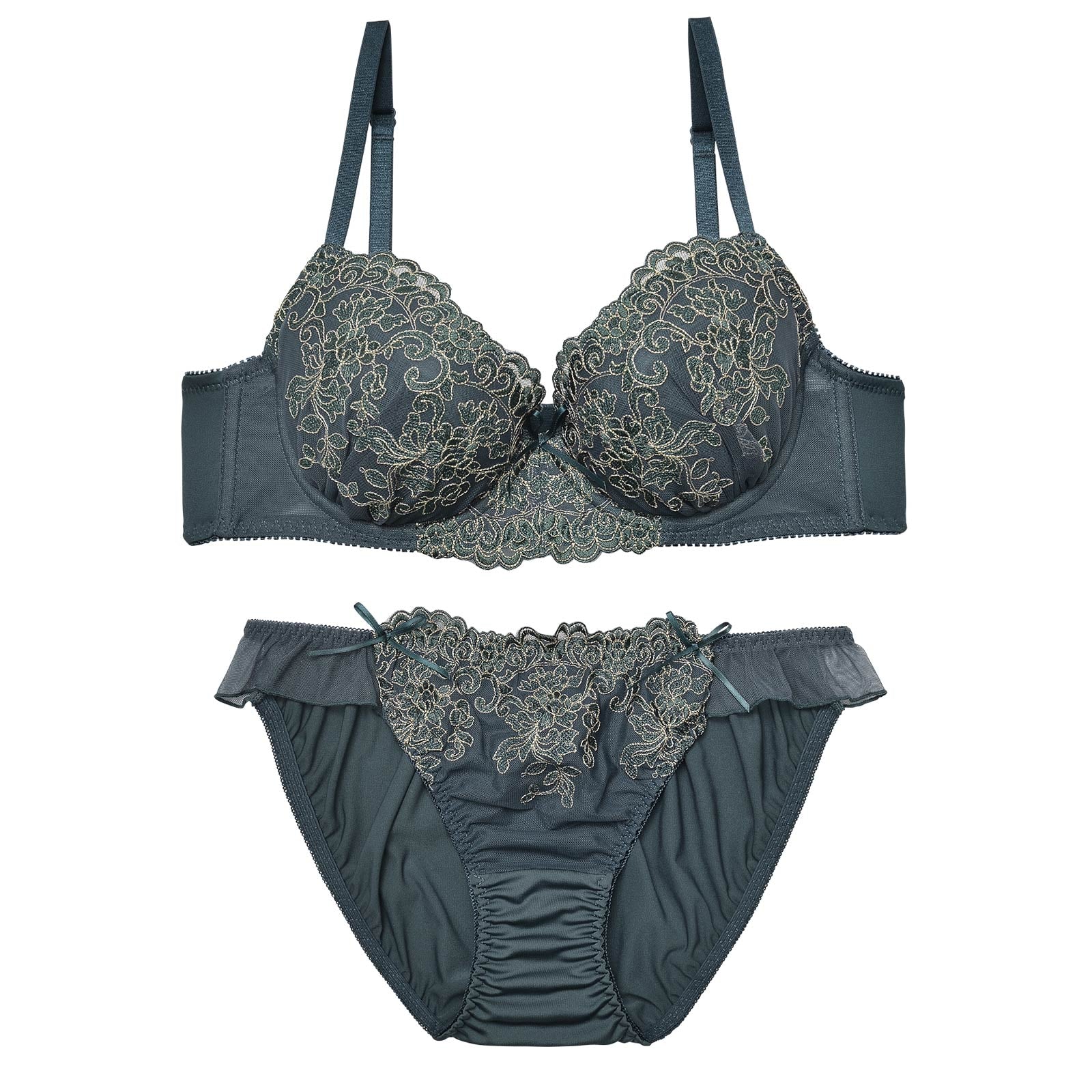 ロイヤルローズガーデンブラジャー&フルバックショーツ