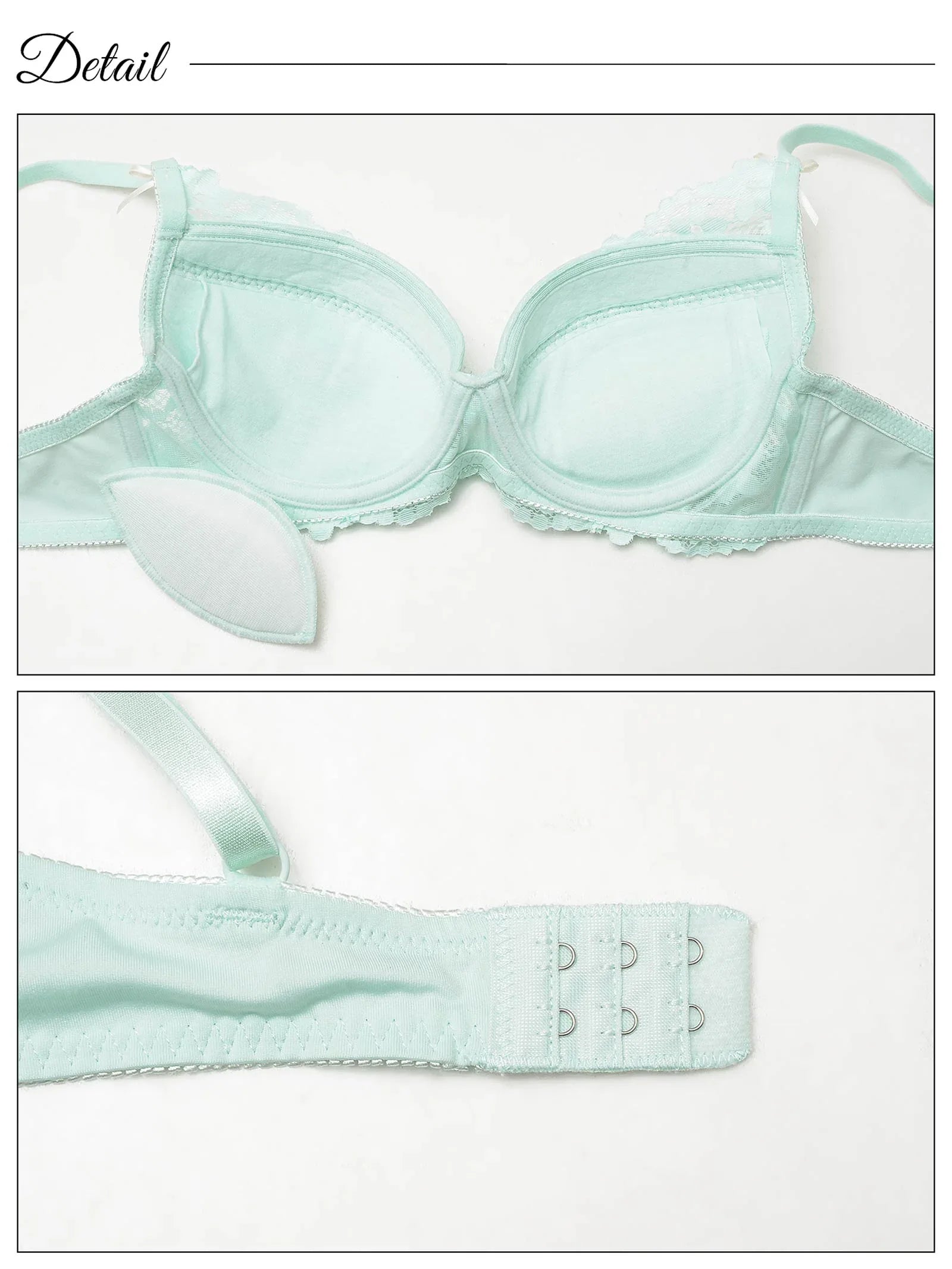 フェミニンパステルフルールブラジャー&フルバックショーツ - 【公式】247Lingerie