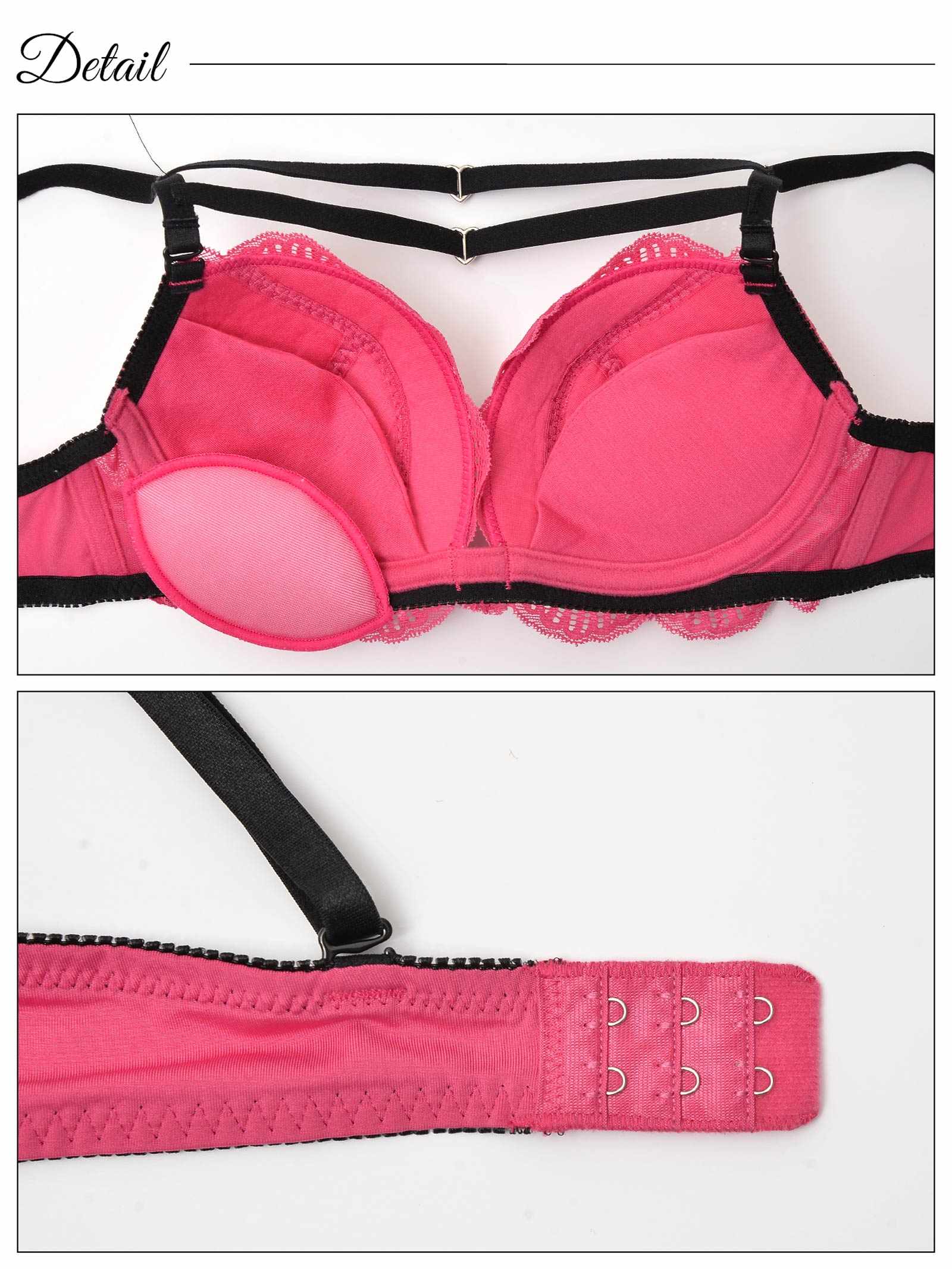 2/5新作!レーシィハートリングコードブラジャー&フルバックショーツ