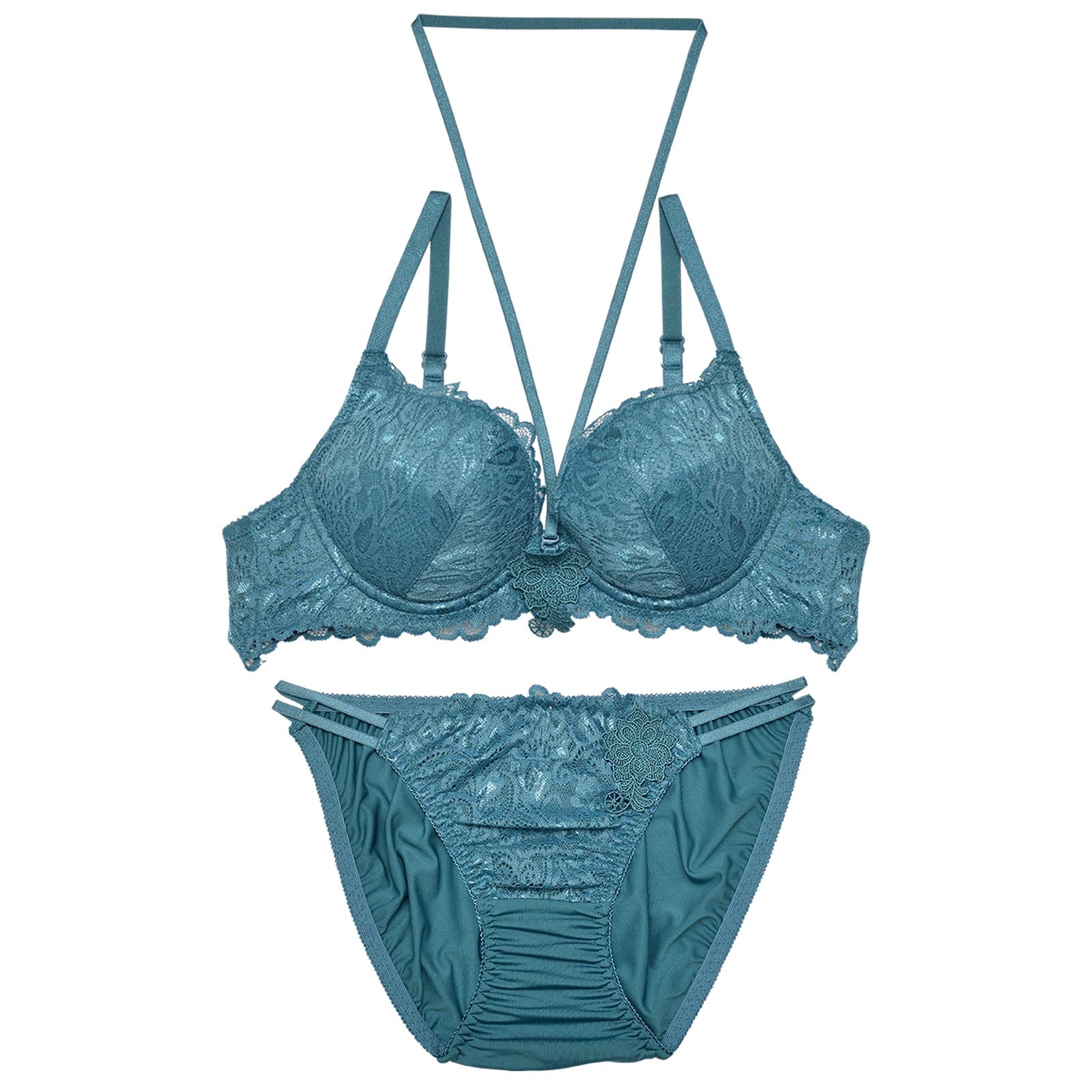 レーシィシャルマンブラジャー&フルバックショーツ