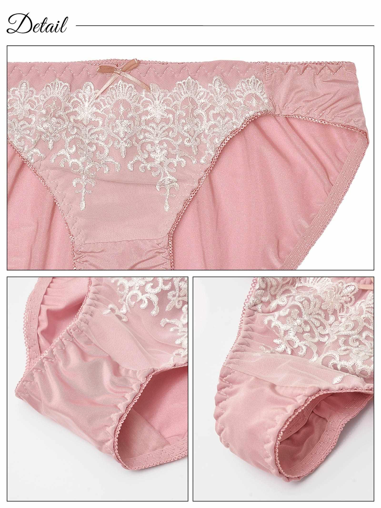 【3点セット】チャーミングアーチレースブラジャー&フルバック&Tバックショーツ - 【公式】247Lingerie