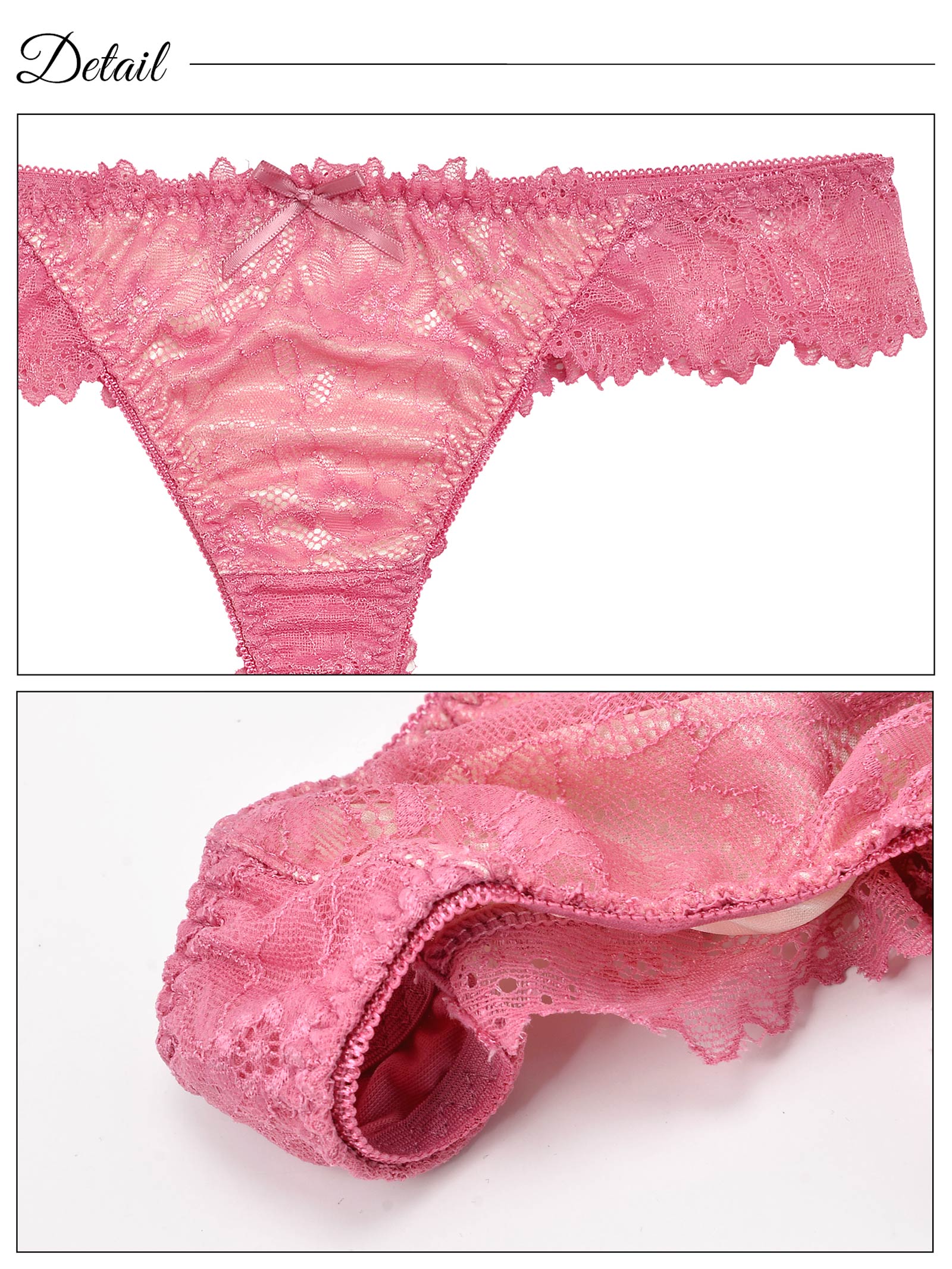 7/5新作!【三上悠亜着用】【EFサイズ】シャルムレースアップ育乳脇高ブラジャー&バック透けTバックショーツ