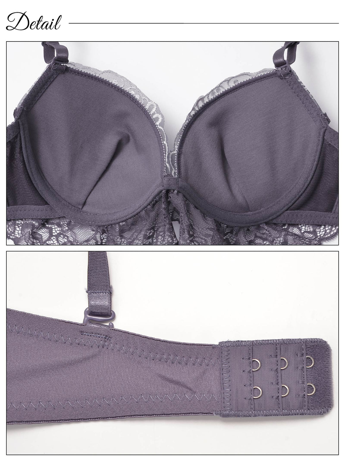 1/8再販!【三上悠亜着用】ロイヤルレースレイヤードブラジャー&サイド紐Tバックショーツ - 【公式】247Lingerie