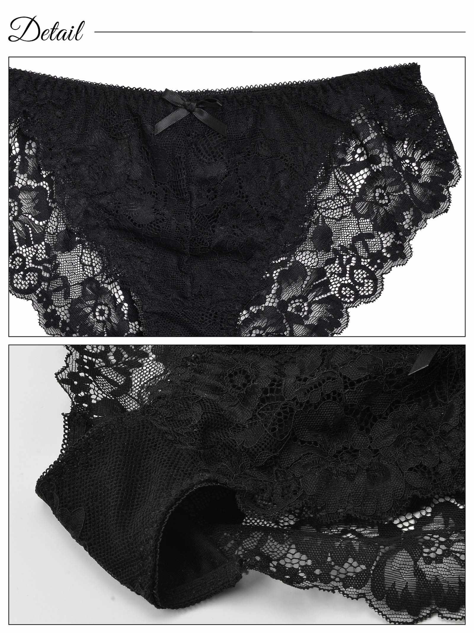 1/17再販!大判フラワー総レース育乳脇高ブラジャー&バック透けフルバックショーツ - 【公式】247Lingerie