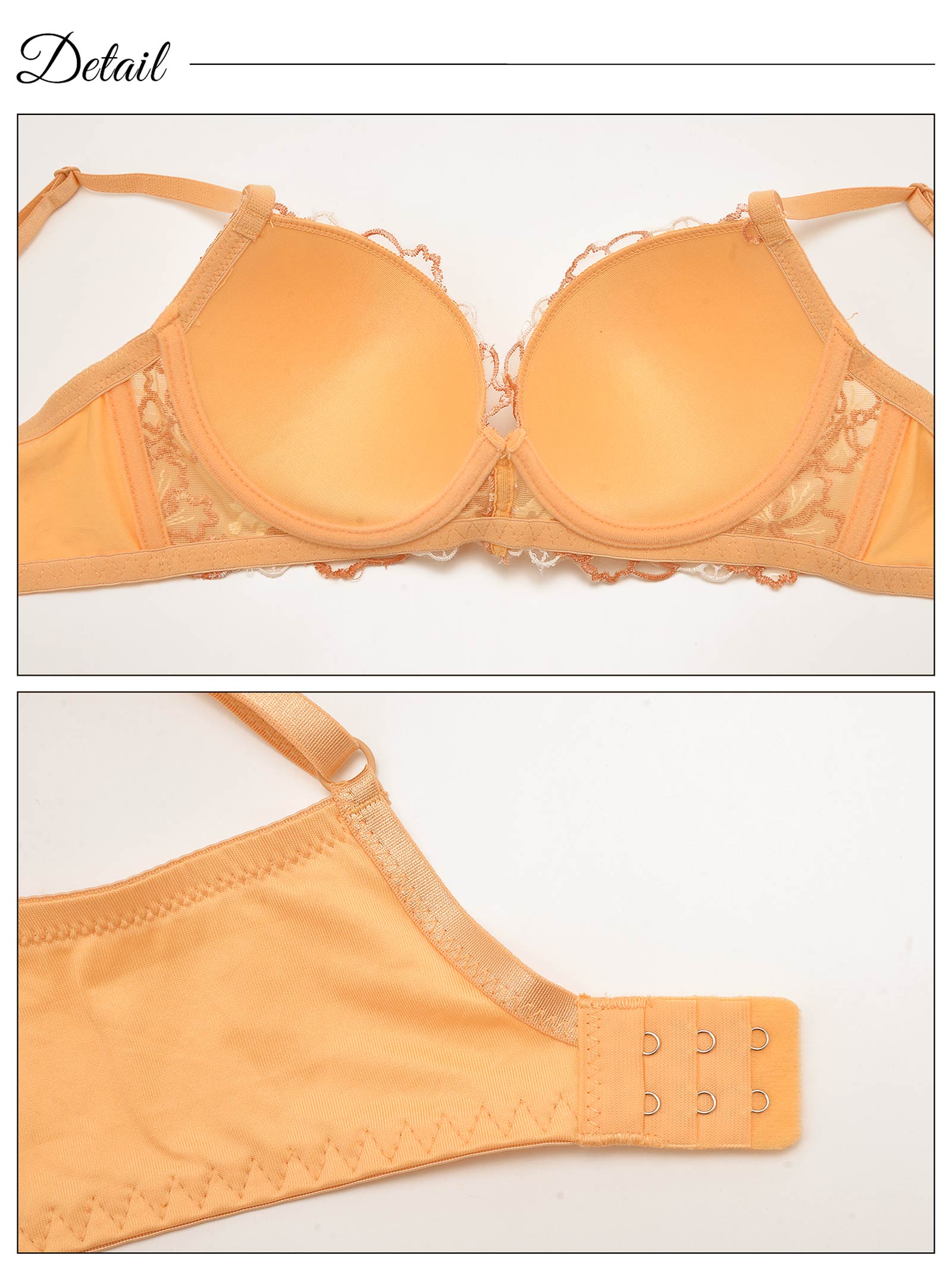 6/23新作!ブライトハイビスカス育乳脇高ブラジャー&フルバックショーツ