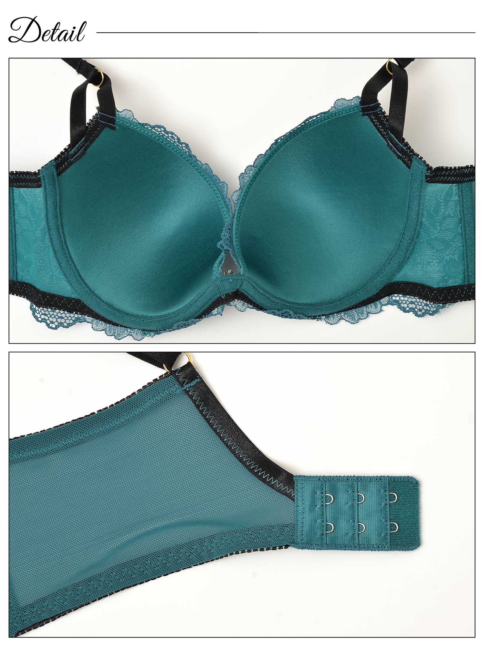 11/22新作!【3点セット】シックグロッシーブルームブラジャー&フルバック&Tバックショーツ